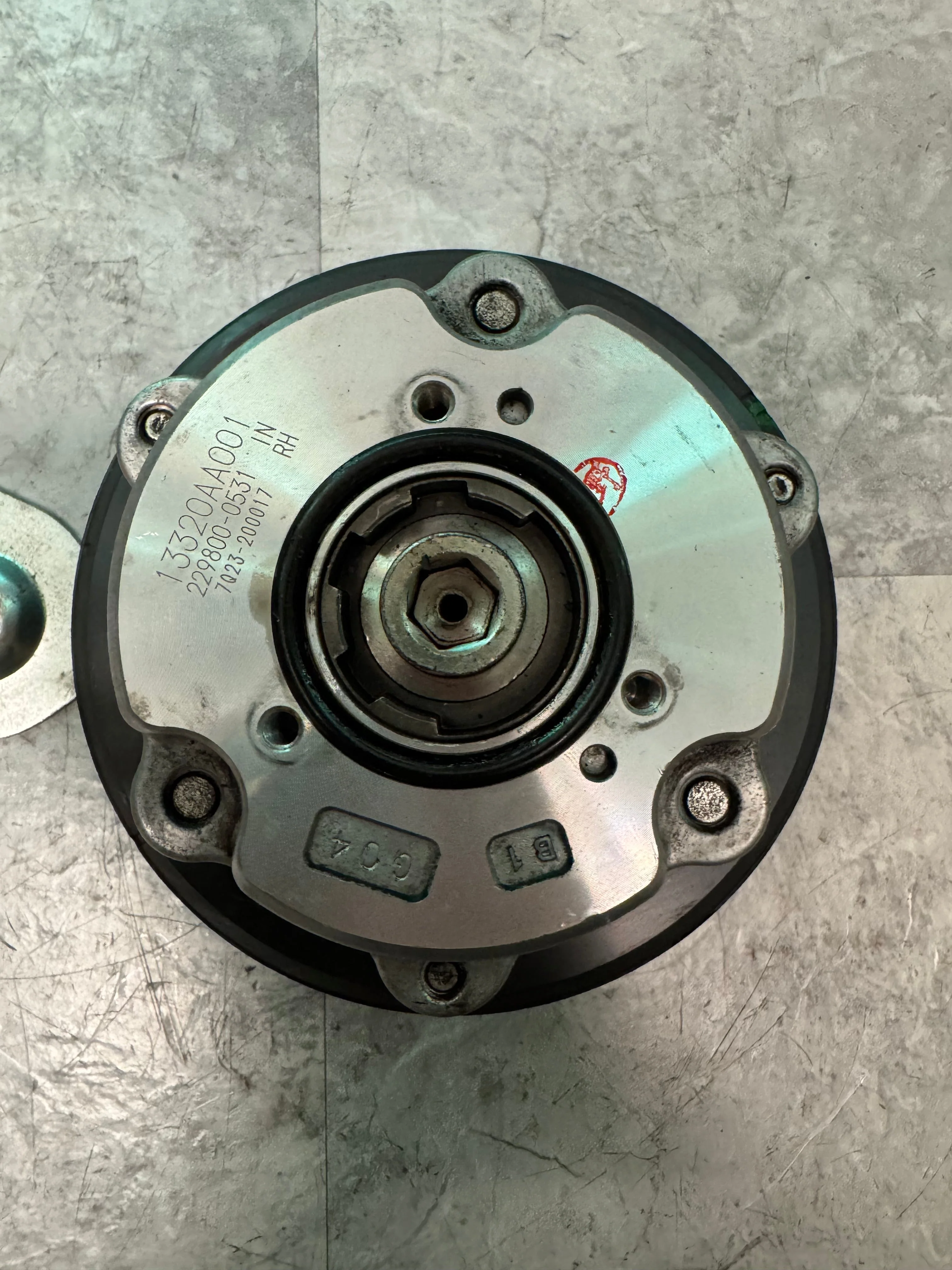 2004-2021 Subaru WRX STi Intake OEM Right RH Intake Cam Gear Cover And Bolt - Image 4