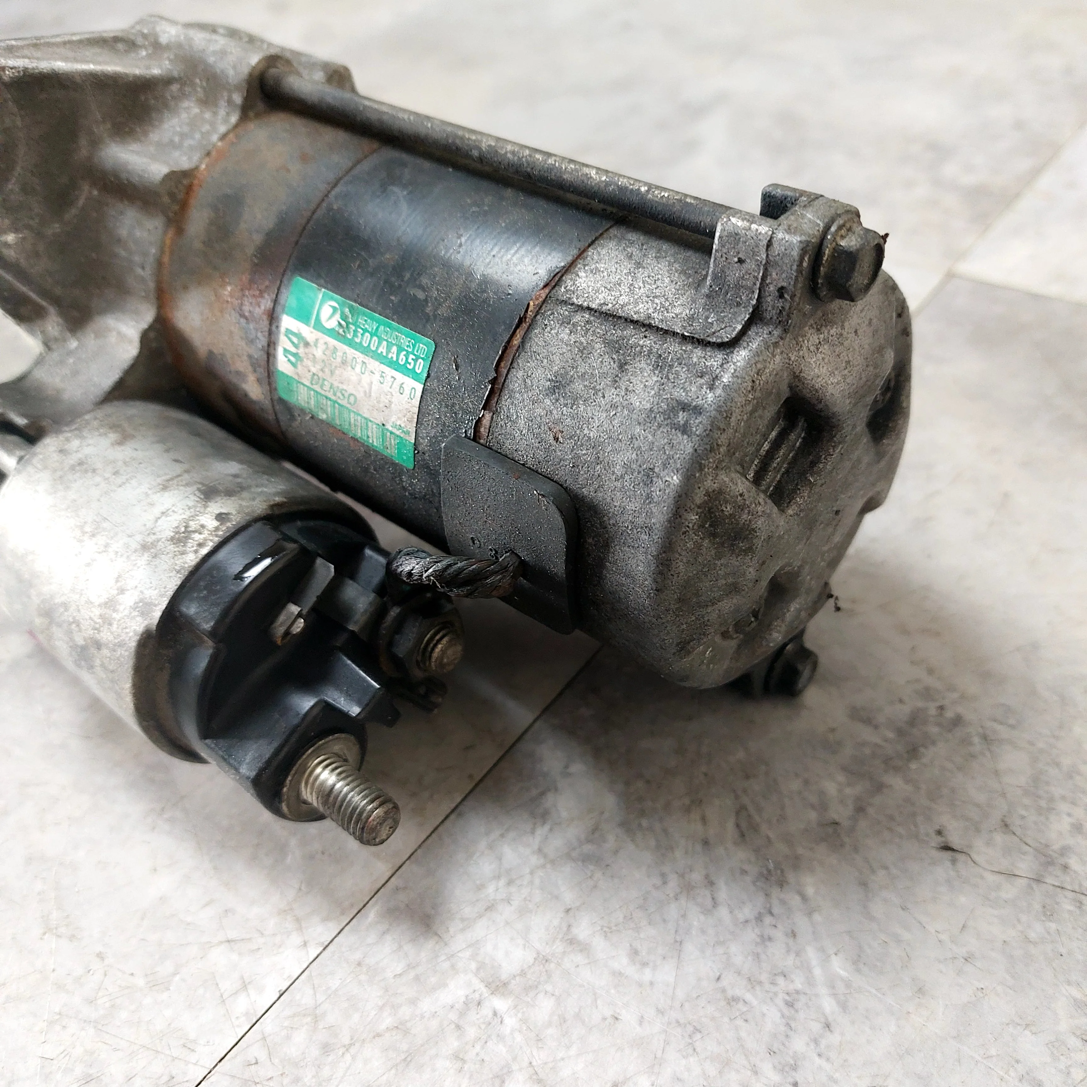2008-2021 Subaru STi Starter Motor OEM Assembly - Image 3