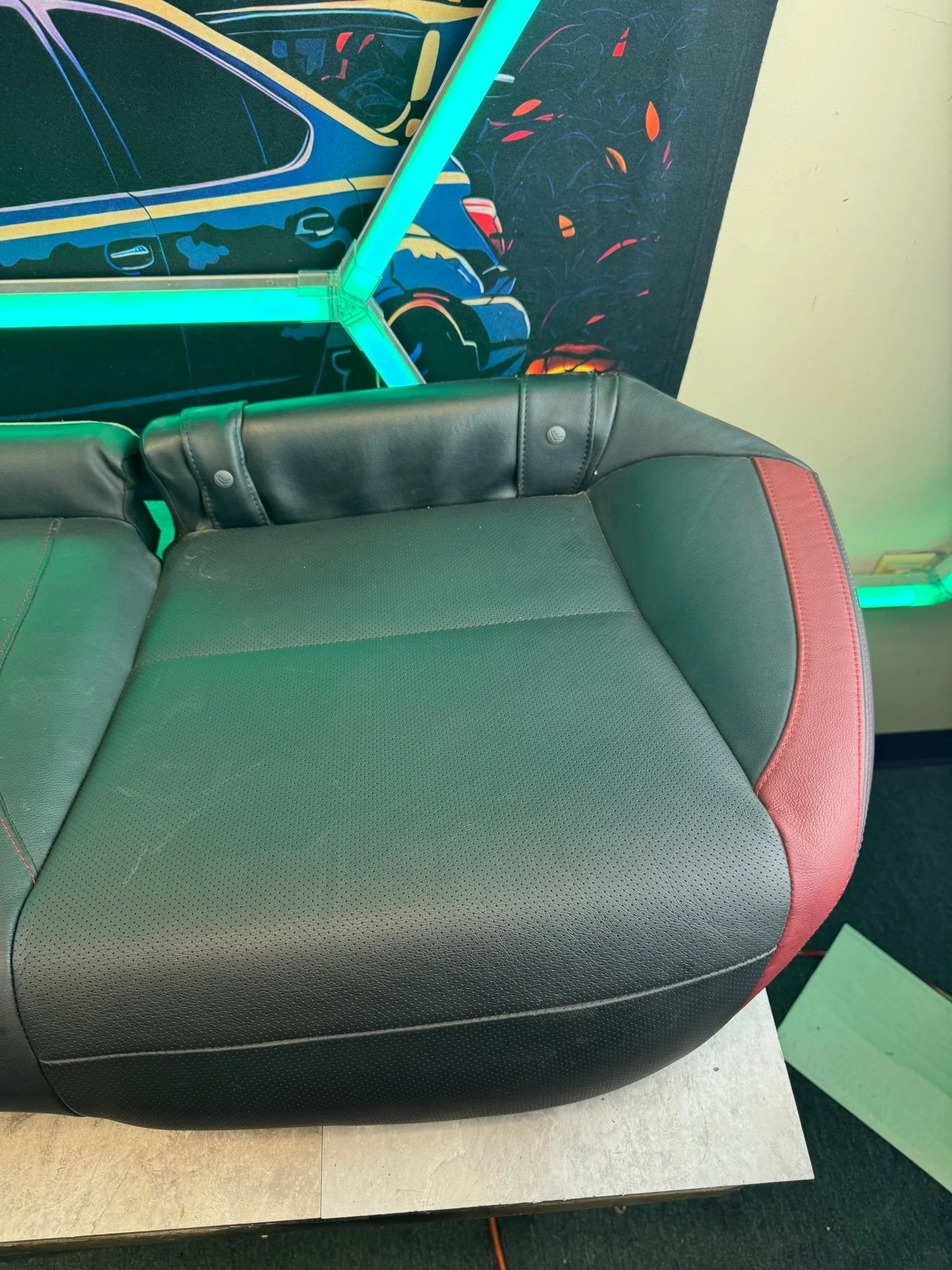2015-2021 Subaru WRX STi Rear OEM Seat Lower Bottom Cushion - Image 4