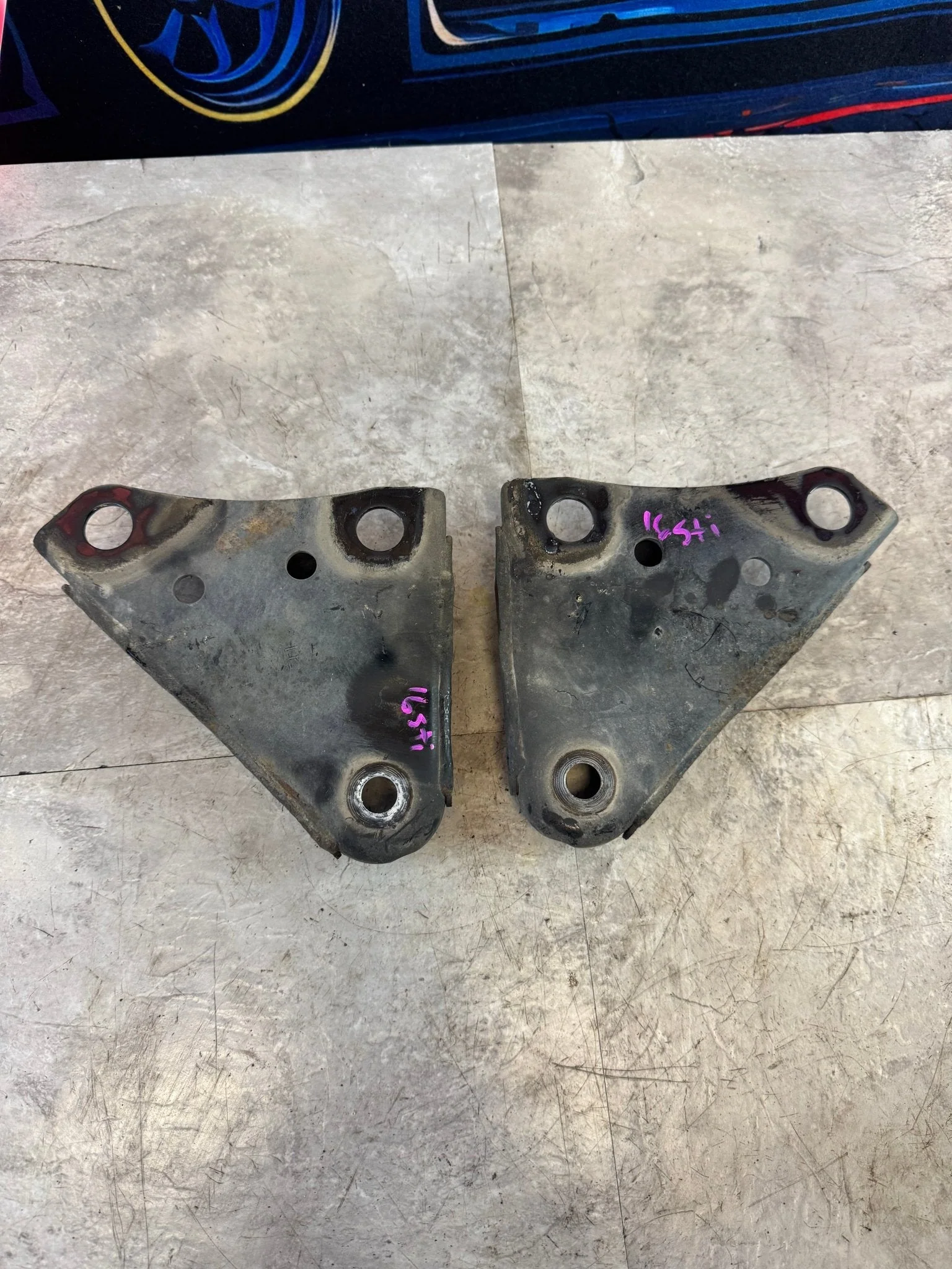 2015-2019 Subaru WRX STi Subframe OEM Bracket LH And LH Side Pair G1