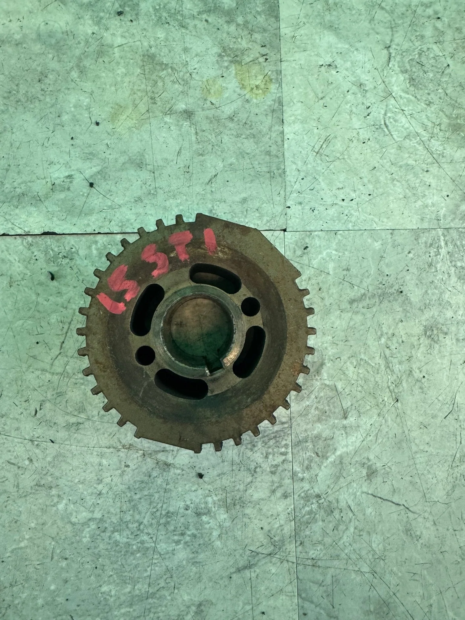 OEM Subaru Timing Bent Crank Gear Pulley Ej255, Ej205, Ej257 Y4 - Image 2