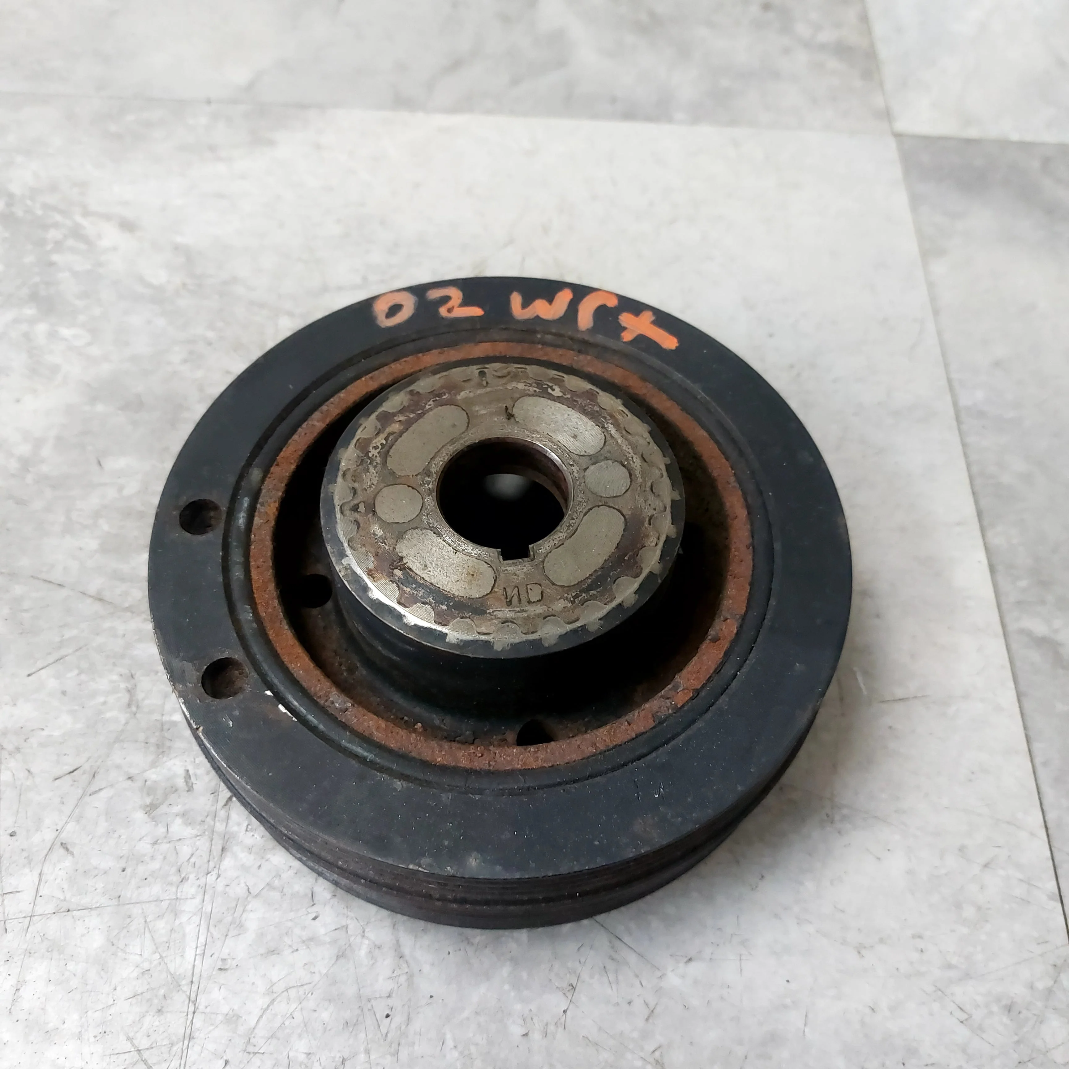2002-2005 Subaru WRX Crankshaft Pulley OEM Harmonic Balancer Ej205 I3