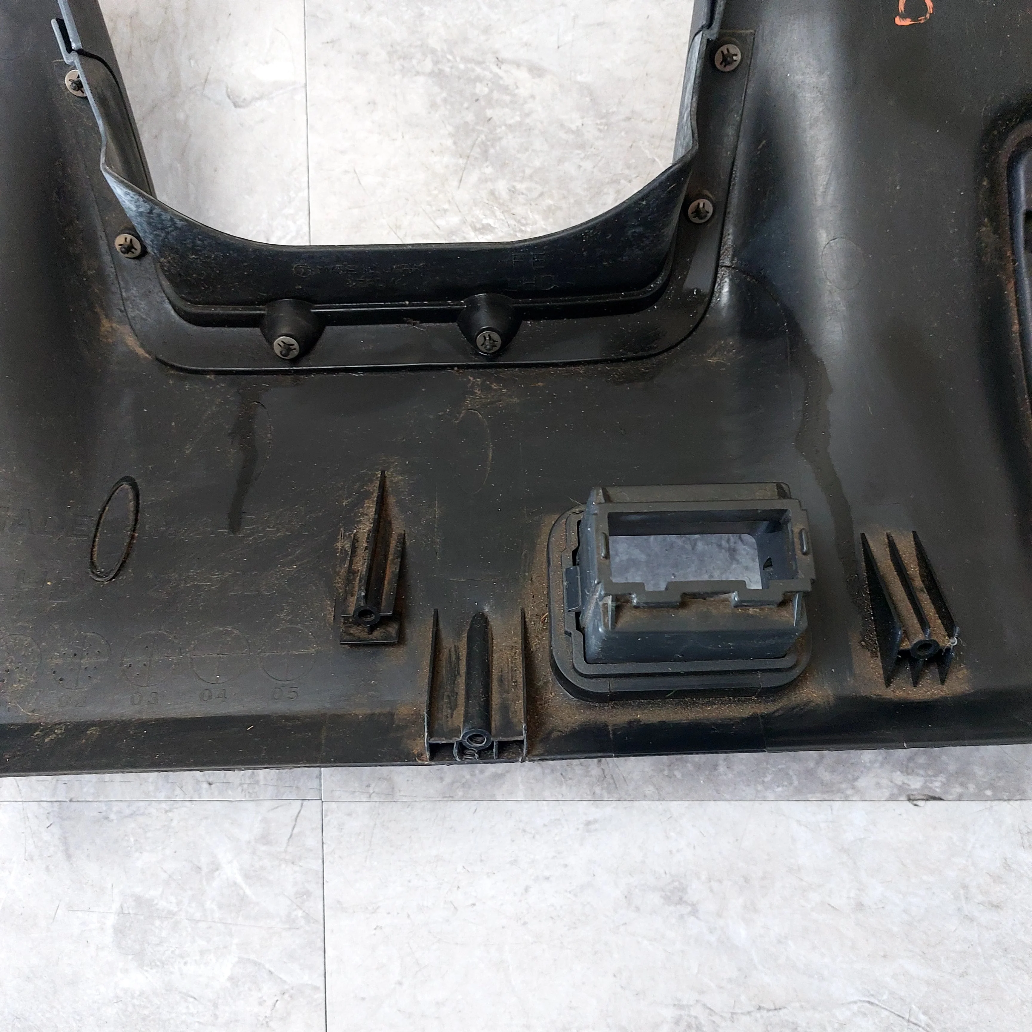 2002-2007 Subaru Impreza WRX STi OEM Under Dash Steering Wheel Kick Trim J2 - Image 8