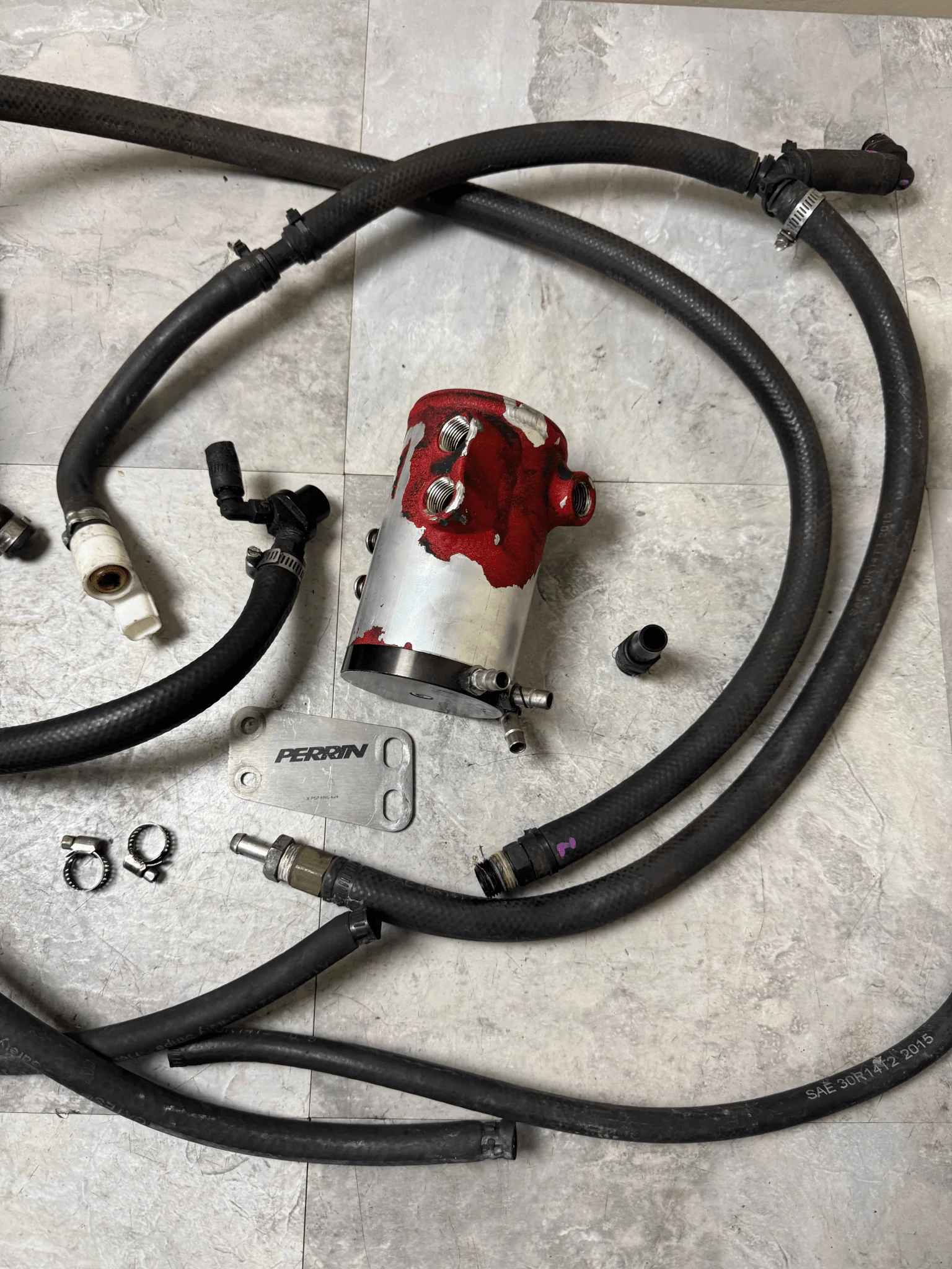 2015-2021 Subaru WRX STi Perrin AOS Kit Hoses M4 - Image 3