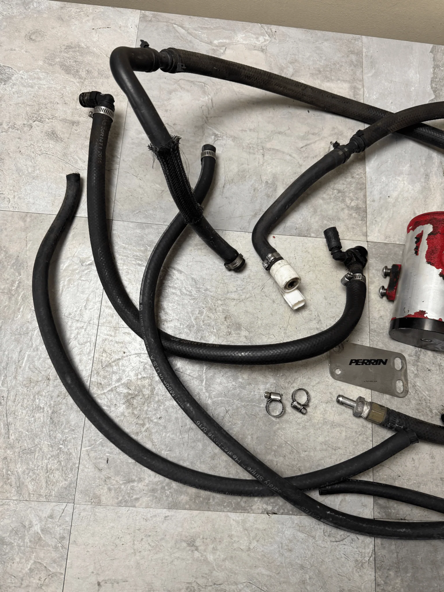 2015-2021 Subaru WRX STi Perrin AOS Kit Hoses M4 - Image 4