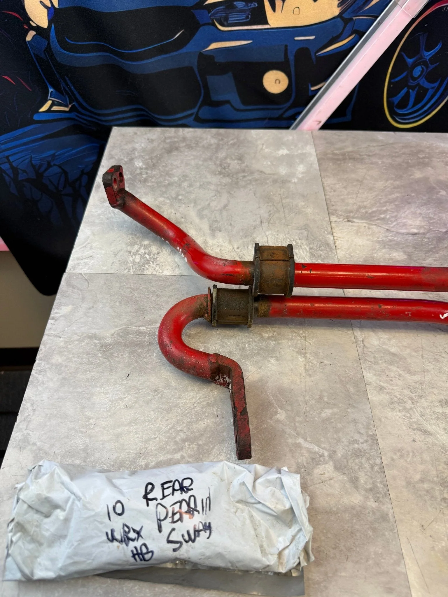 PERRIN front & rear sway bars 22 mm 3 & 2 way adjustable suspension Subaru WRX - Image 3