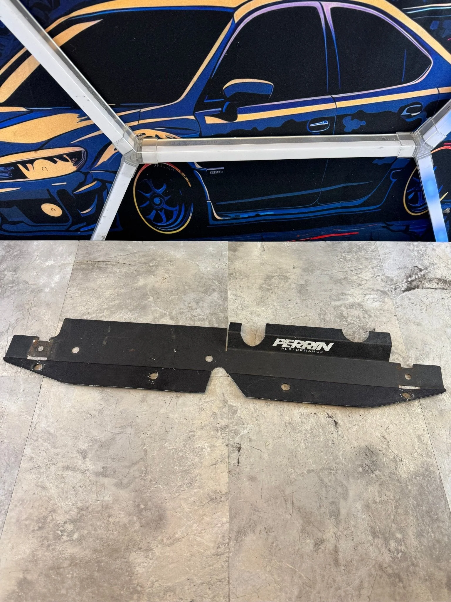 2008-2014 Subaru WRX STi Perrin Radiator Shroud Black K2