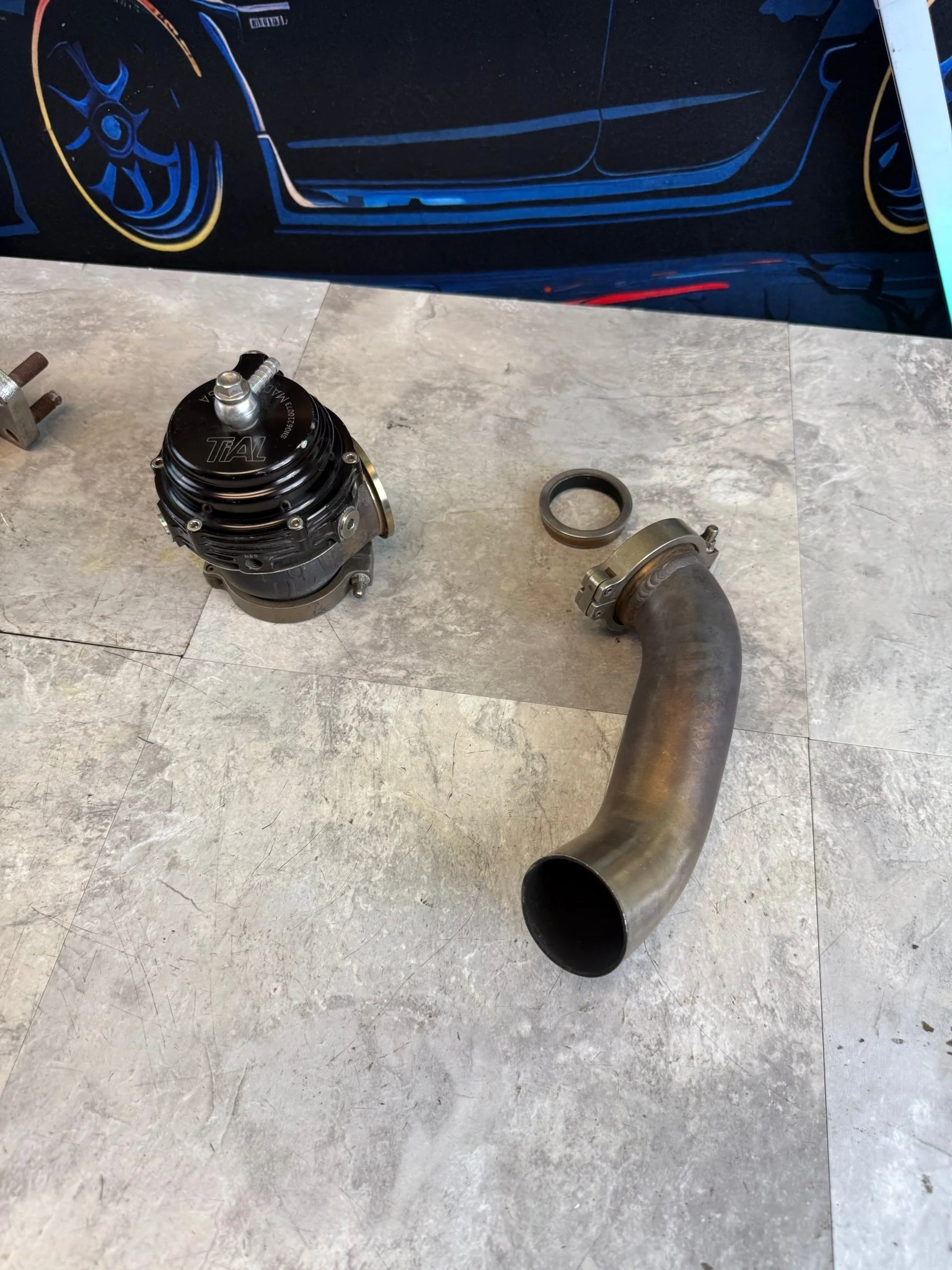 PLM EWG kit 02-14 wrx & 04-21 Subaru STi w/ tial sport 44 MM MVR external wastegate - Image 17