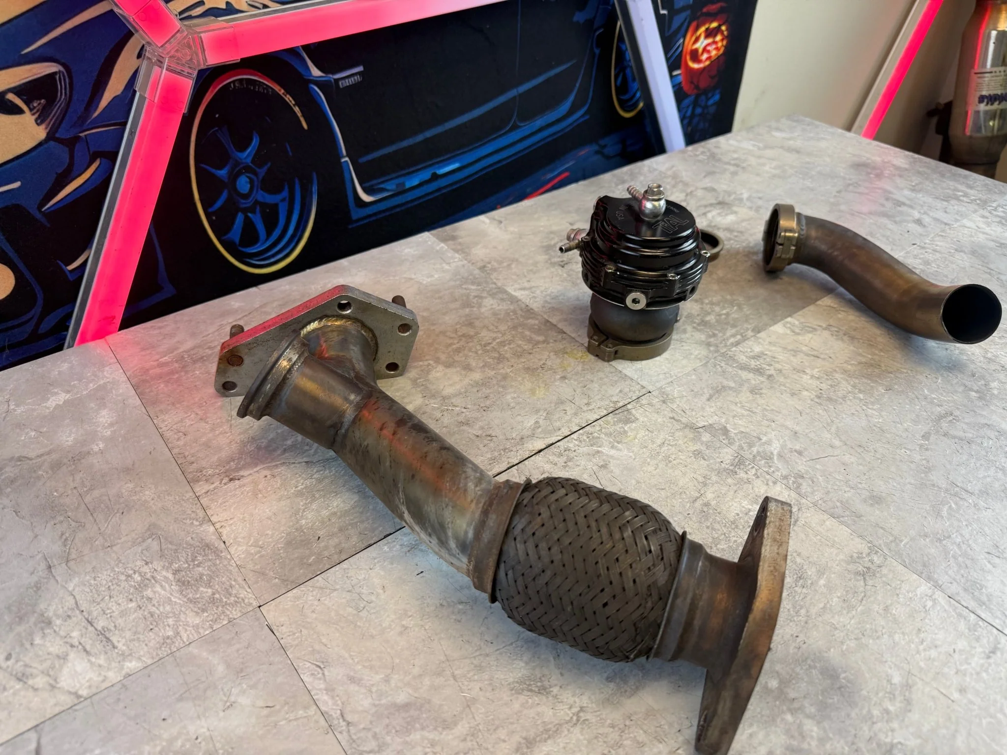 PLM EWG kit 02-14 wrx & 04-21 Subaru STi w/ tial sport 44 MM MVR external wastegate - Image 18
