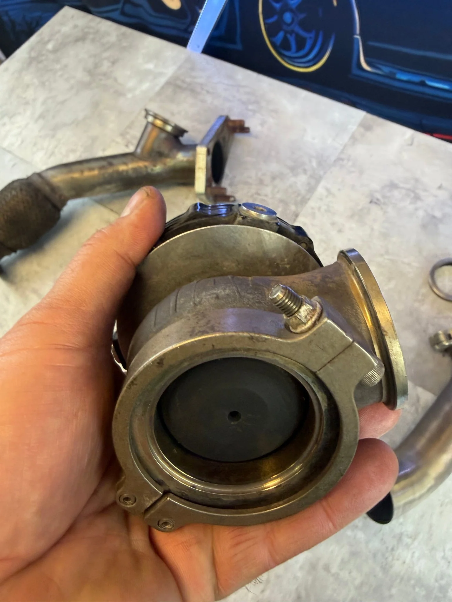 PLM EWG kit 02-14 wrx & 04-21 Subaru STi w/ tial sport 44 MM MVR external wastegate - Image 9
