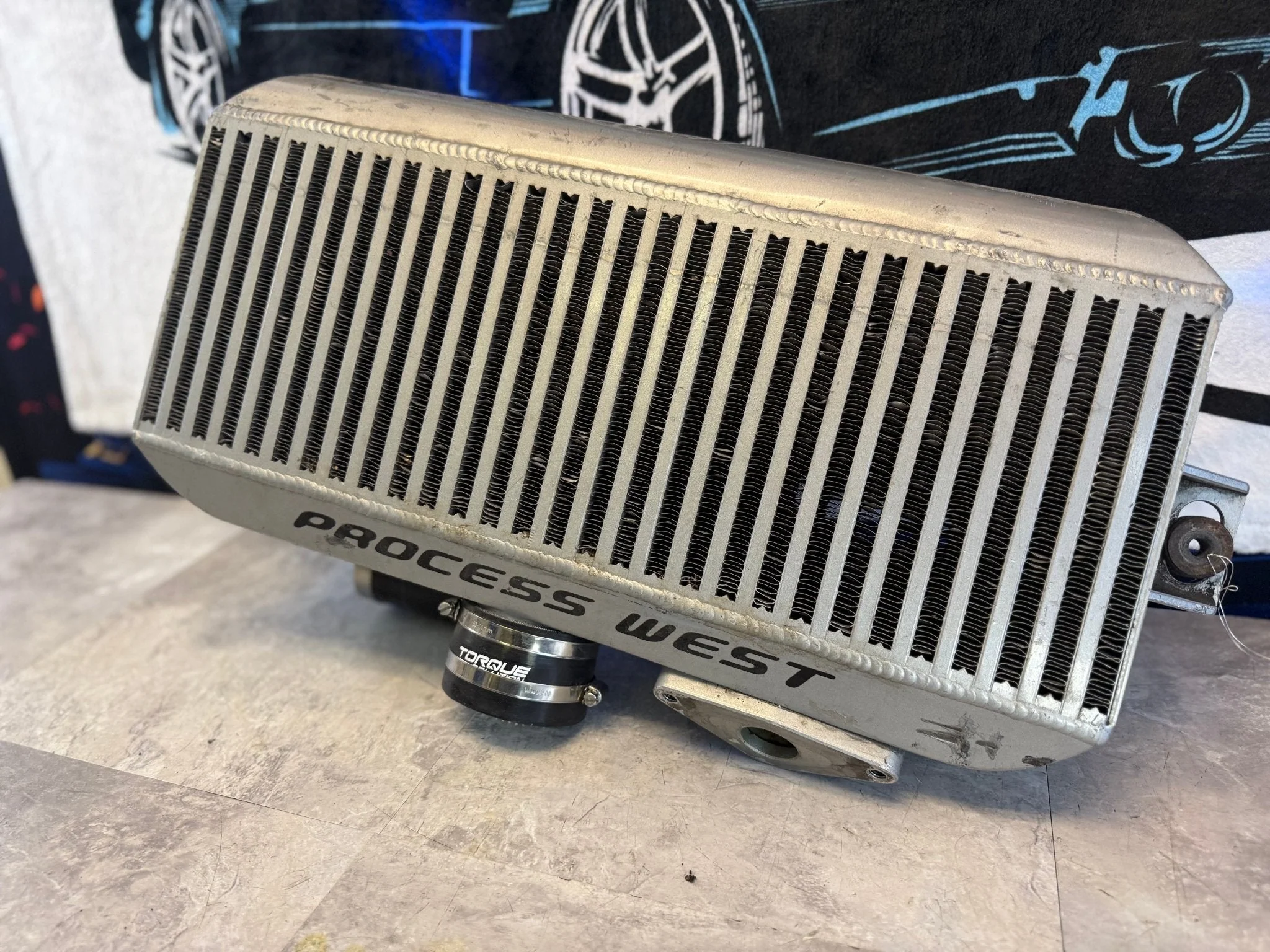 PROCESS WEST Top Mount Intercooler 2008-2021 Subaru STi ej257 w/ Y Pipe