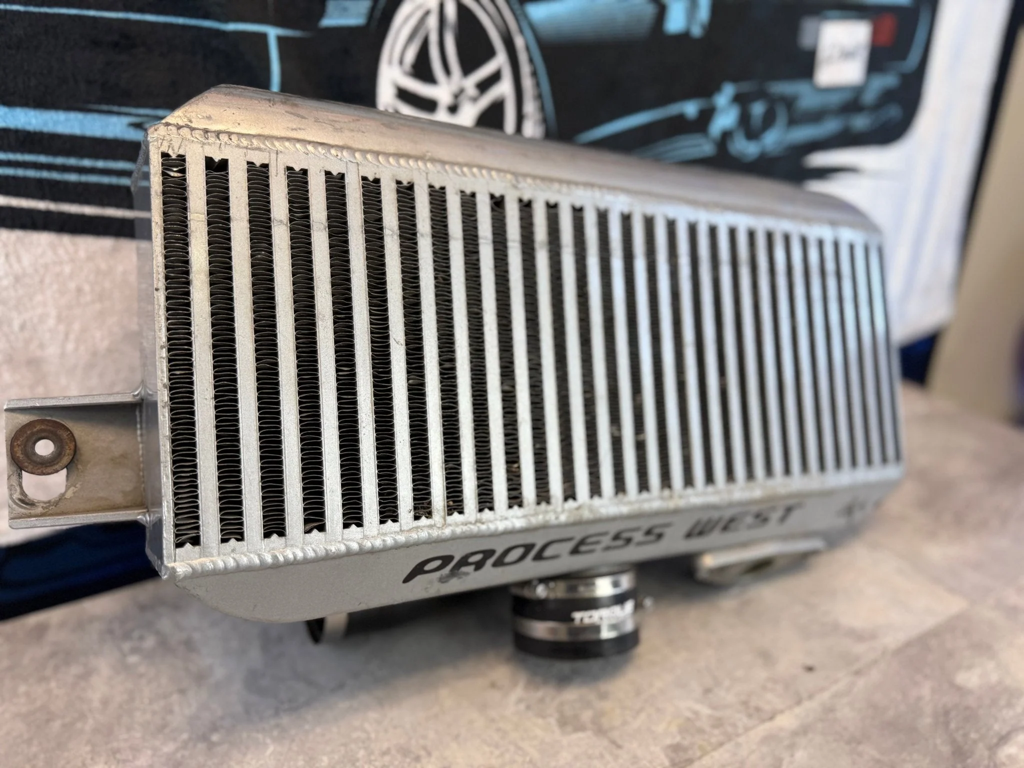 PROCESS WEST Top Mount Intercooler 2008-2021 Subaru STi ej257 w/ Y Pipe - Image 2