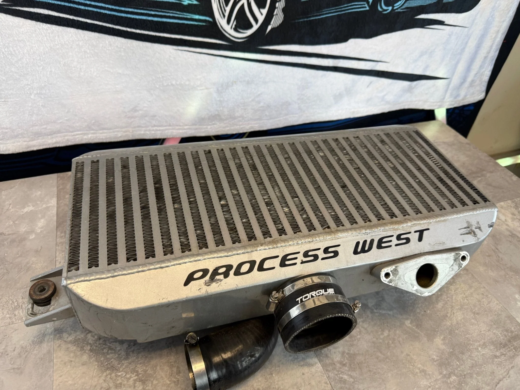 PROCESS WEST Top Mount Intercooler 2008-2021 Subaru STi ej257 w/ Y Pipe - Image 5