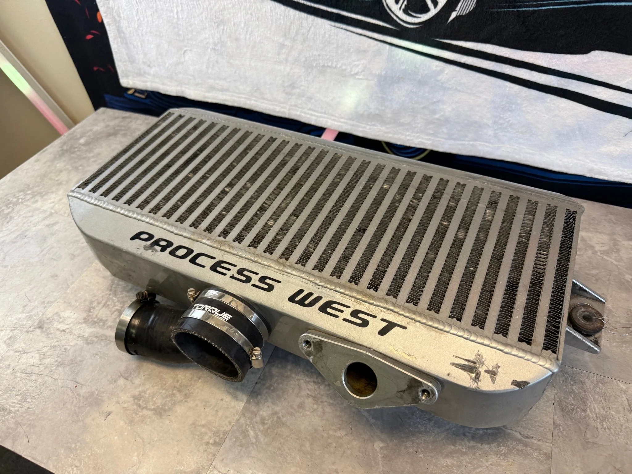 PROCESS WEST Top Mount Intercooler 2008-2021 Subaru STi ej257 w/ Y Pipe - Image 6