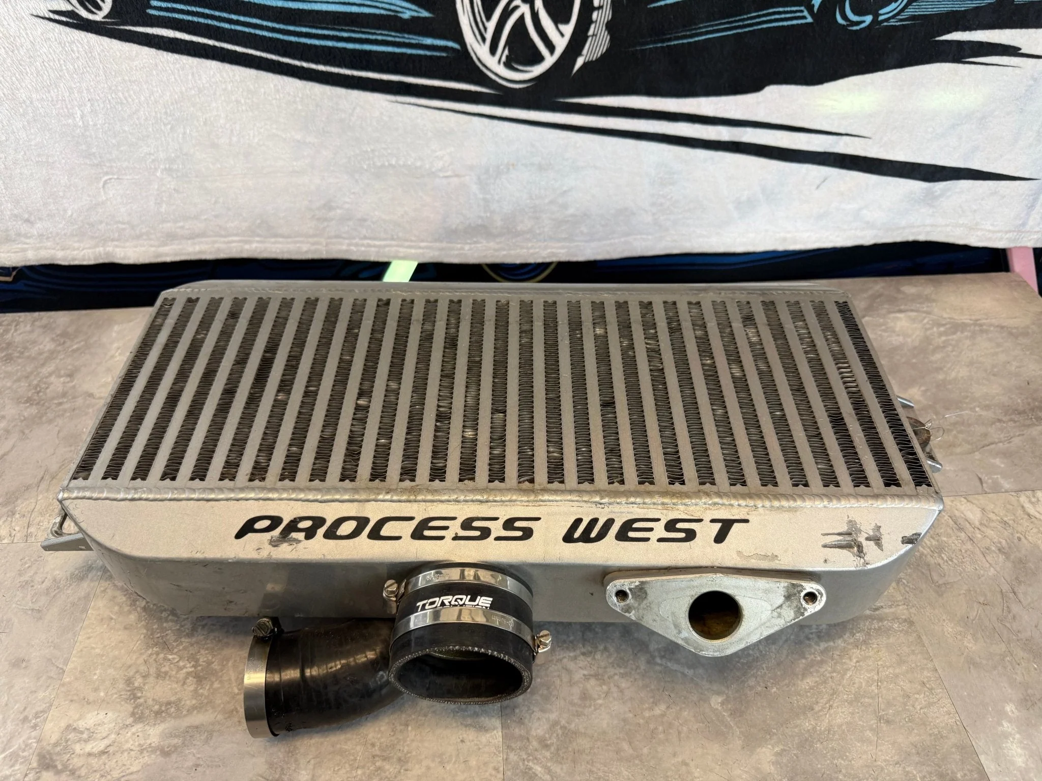 PROCESS WEST Top Mount Intercooler 2008-2021 Subaru STi ej257 w/ Y Pipe - Image 7