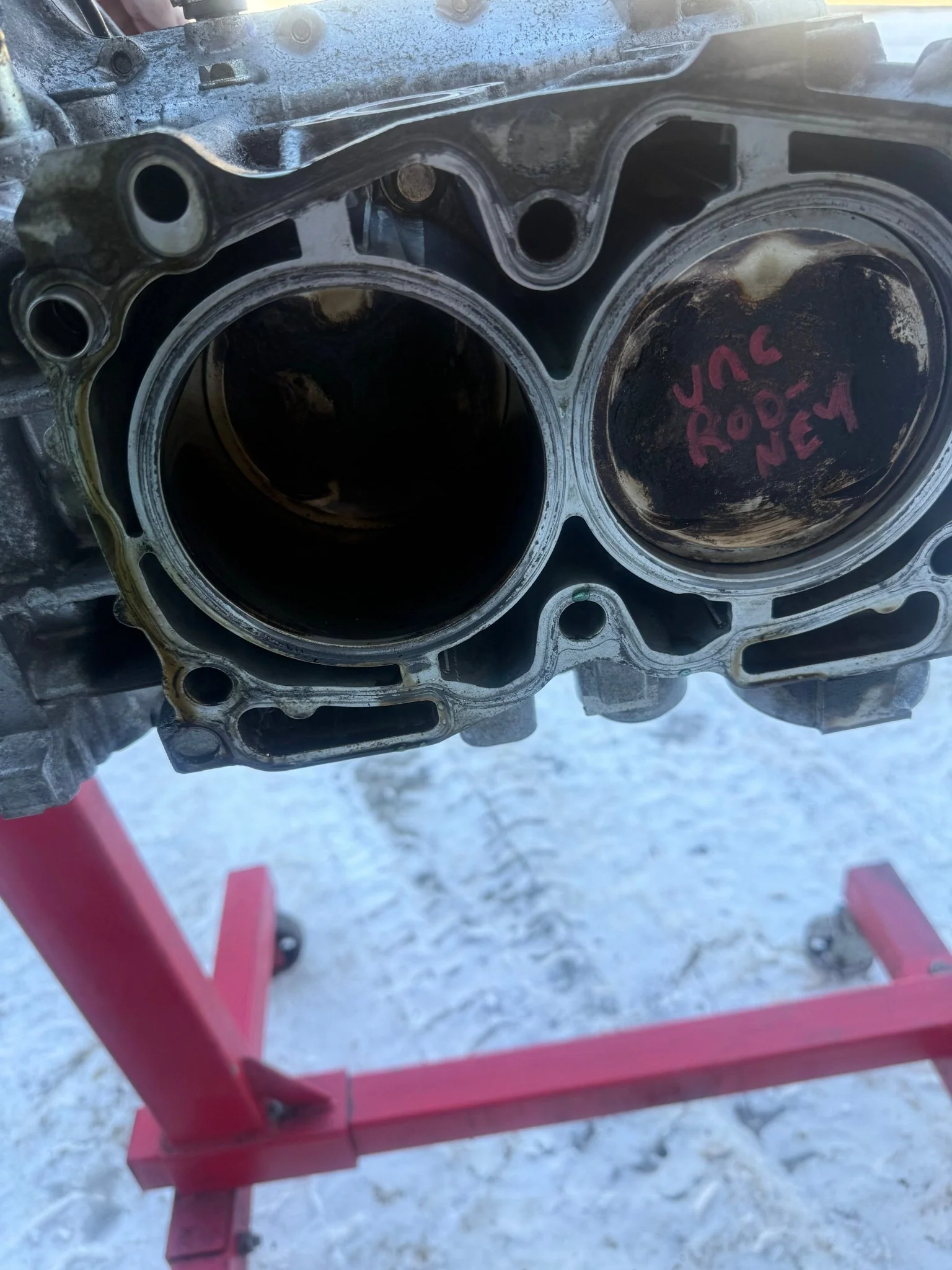 RALLISPEC ej257 CORE ( needs rebuilt ) Subaru forged & built STi engine short block wrx Manley arp h beams ( has rod knock ) - Image 11