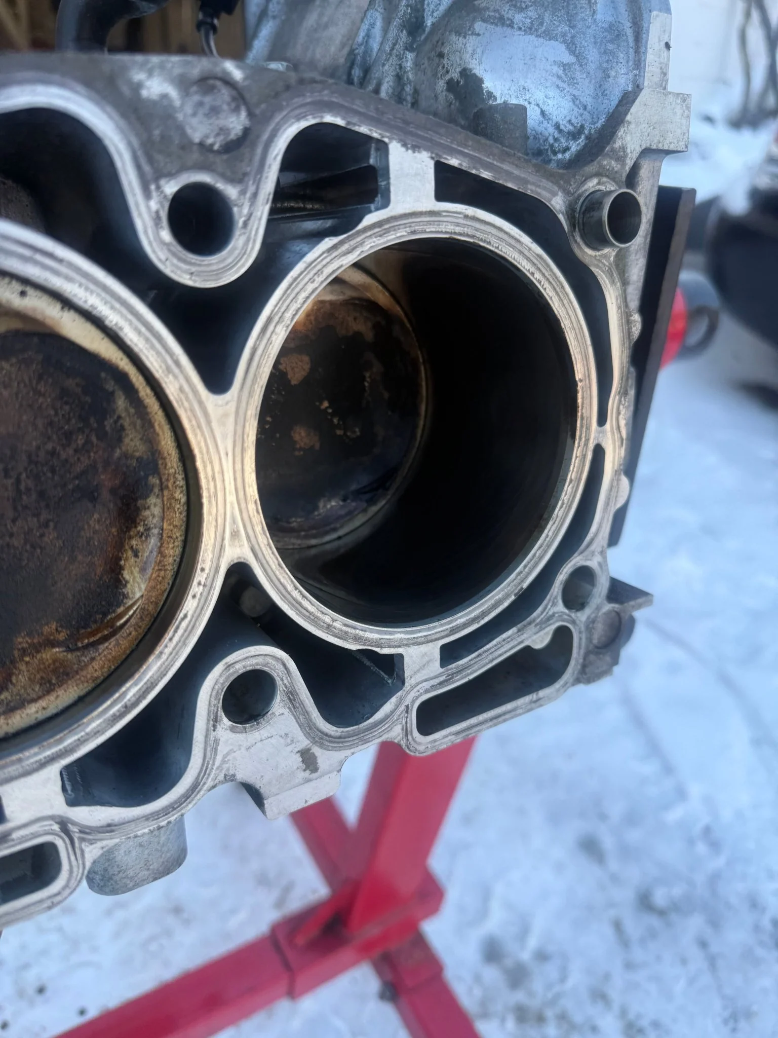 RALLISPEC ej257 CORE ( needs rebuilt ) Subaru forged & built STi engine short block wrx Manley arp h beams ( has rod knock ) - Image 15