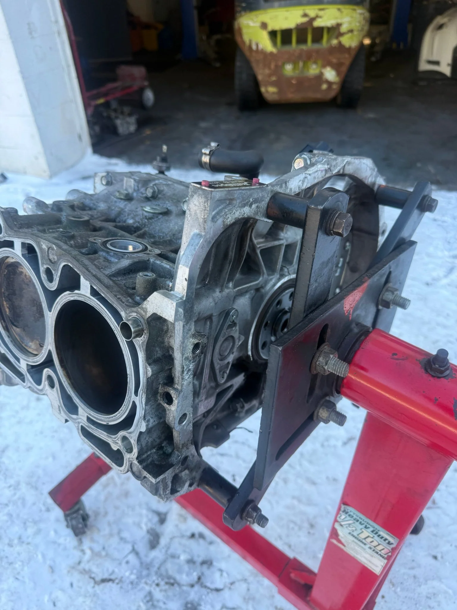 RALLISPEC ej257 CORE ( needs rebuilt ) Subaru forged & built STi engine short block wrx Manley arp h beams ( has rod knock ) - Image 16