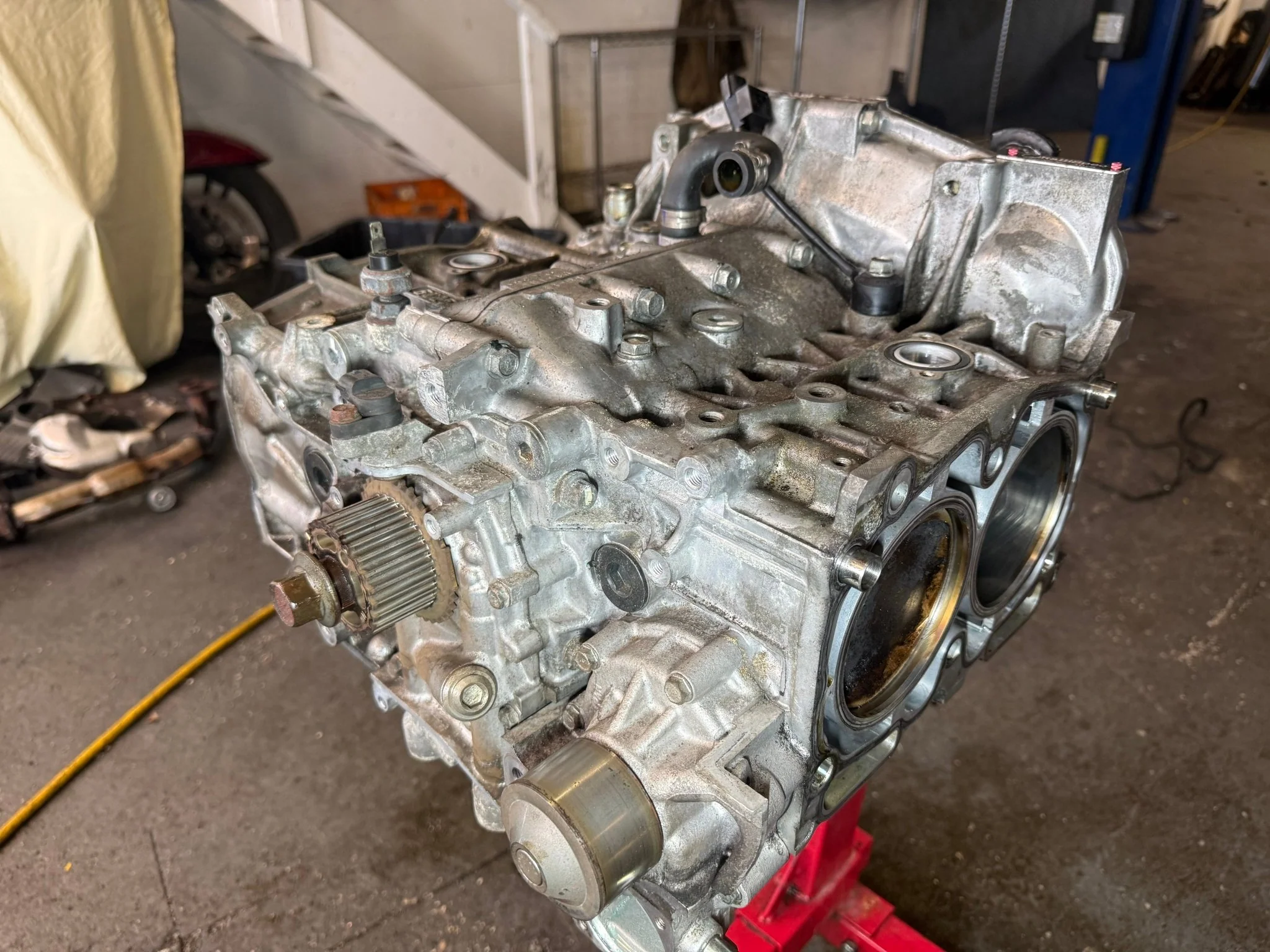 RALLISPEC ej257 CORE ( needs rebuilt ) Subaru forged & built STi engine short block wrx Manley arp h beams ( has rod knock ) - Image 4