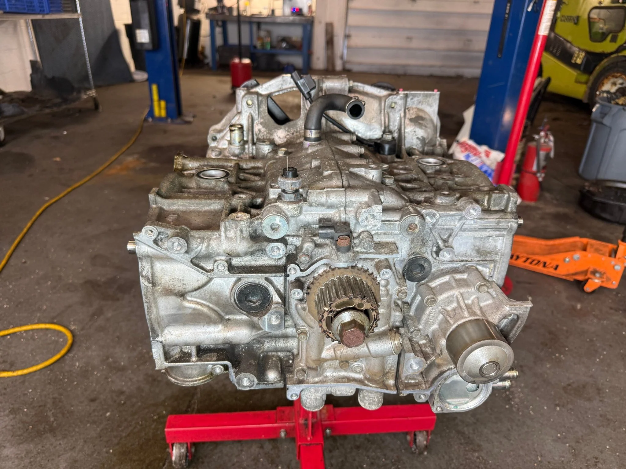 RALLISPEC ej257 CORE ( needs rebuilt ) Subaru forged & built STi engine short block wrx Manley arp h beams ( has rod knock ) - Image 5