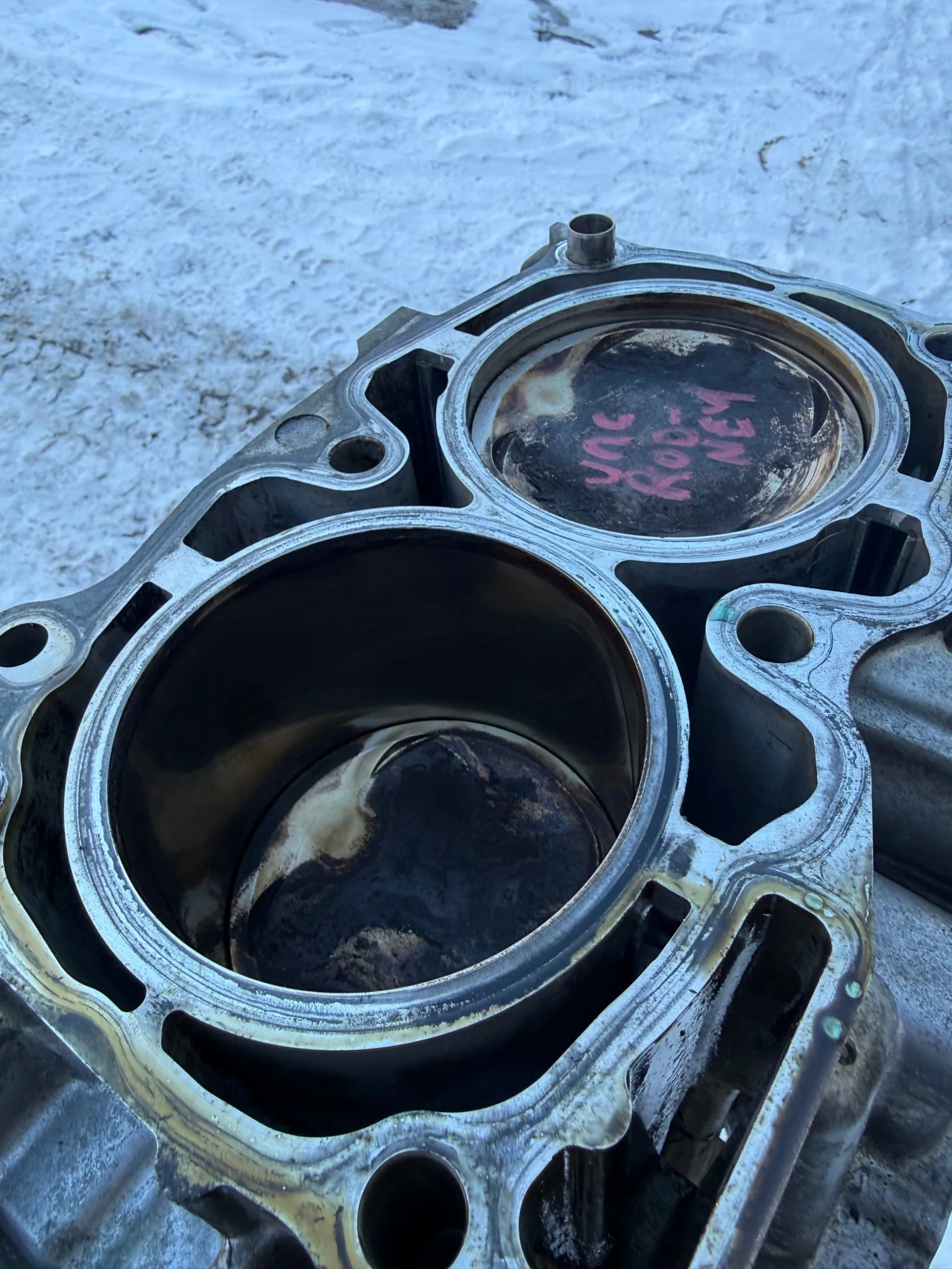 RALLISPEC ej257 CORE ( needs rebuilt ) Subaru forged & built STi engine short block wrx Manley arp h beams ( has rod knock ) - Image 8