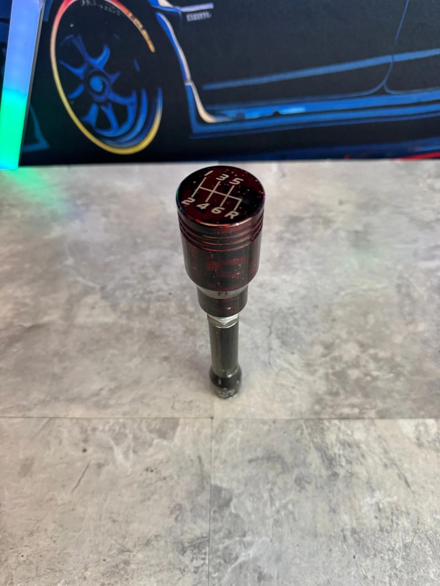 Rare 6 Speed Billetworkz Cosmic Shift Knob / N2