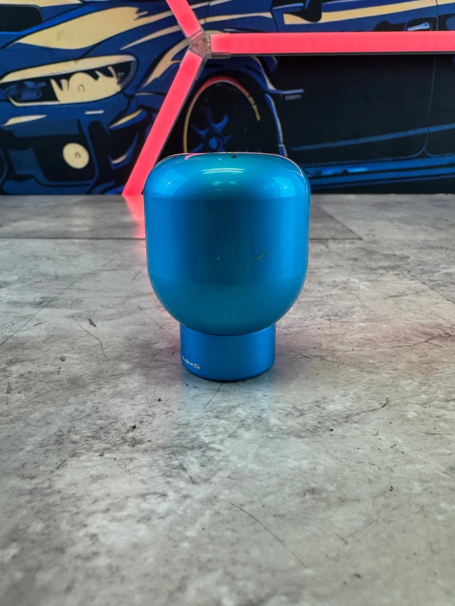 RARE VMS Racing 6 Speed Blue Shift Knob - Image 4