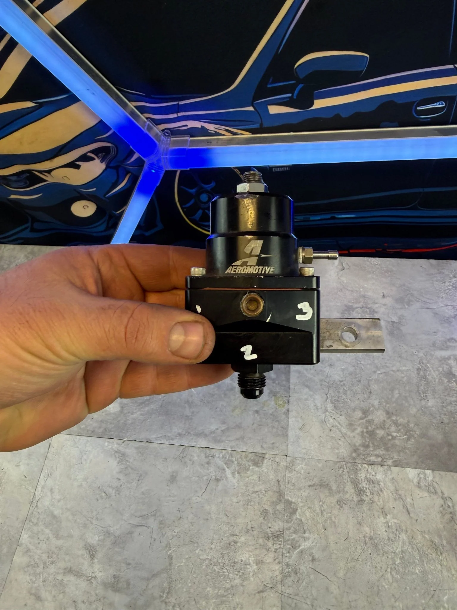 RCM fuel rails & under hood fueling kit Subaru wrx & STi w/ areomotive fuel pressure regulator and SS braided lines - Image 3
