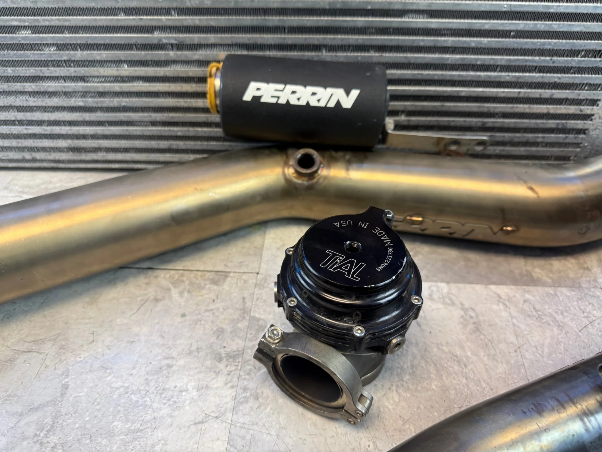 ROTATED turbo kit for 2008-2014 Subaru STi w/ mishimoto front mount intercooler kit 700 + HP - Image 10