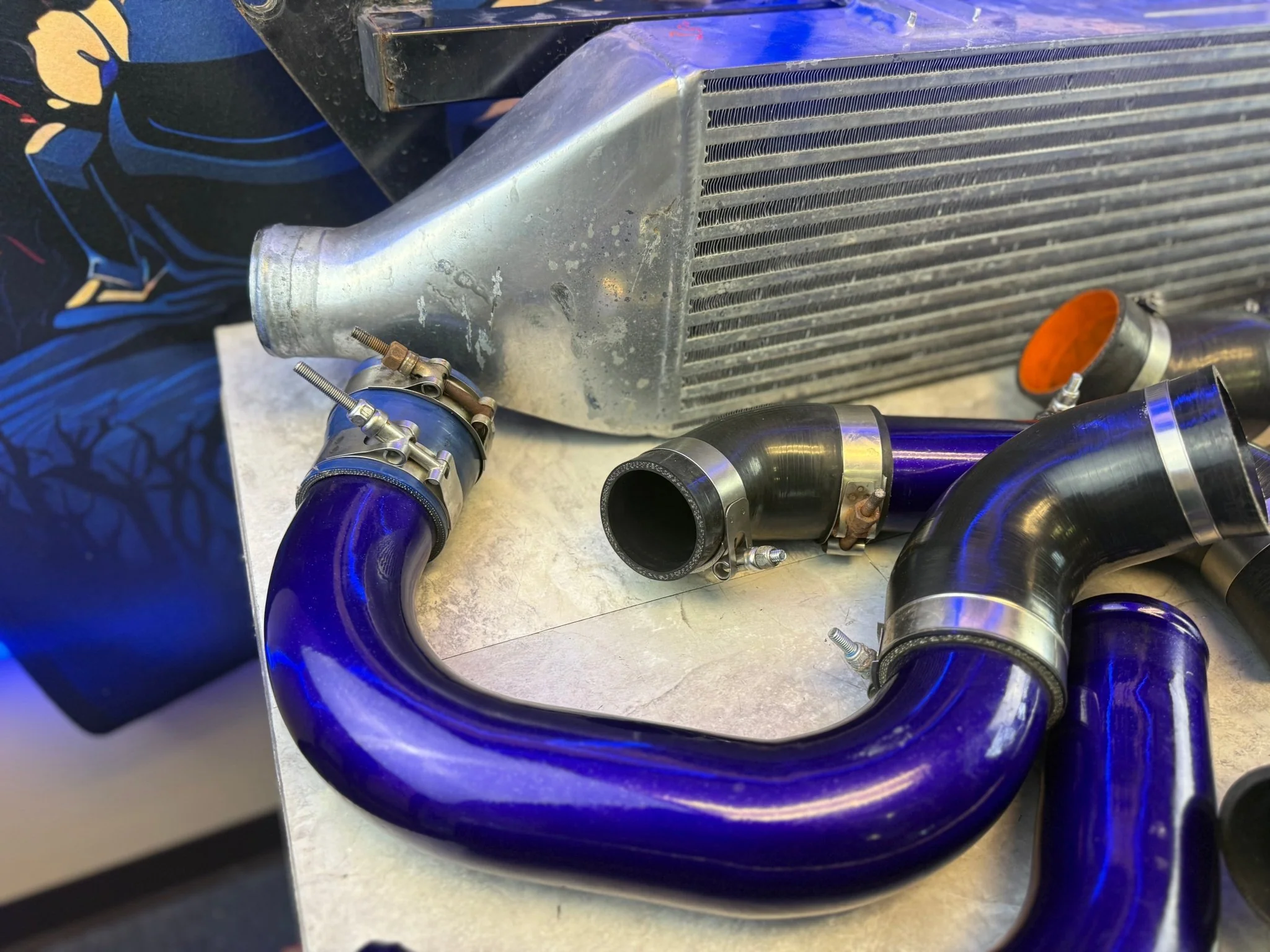 ROTATED turbo kit for 2008-2014 Subaru STi w/ mishimoto front mount intercooler kit 700 + HP - Image 19