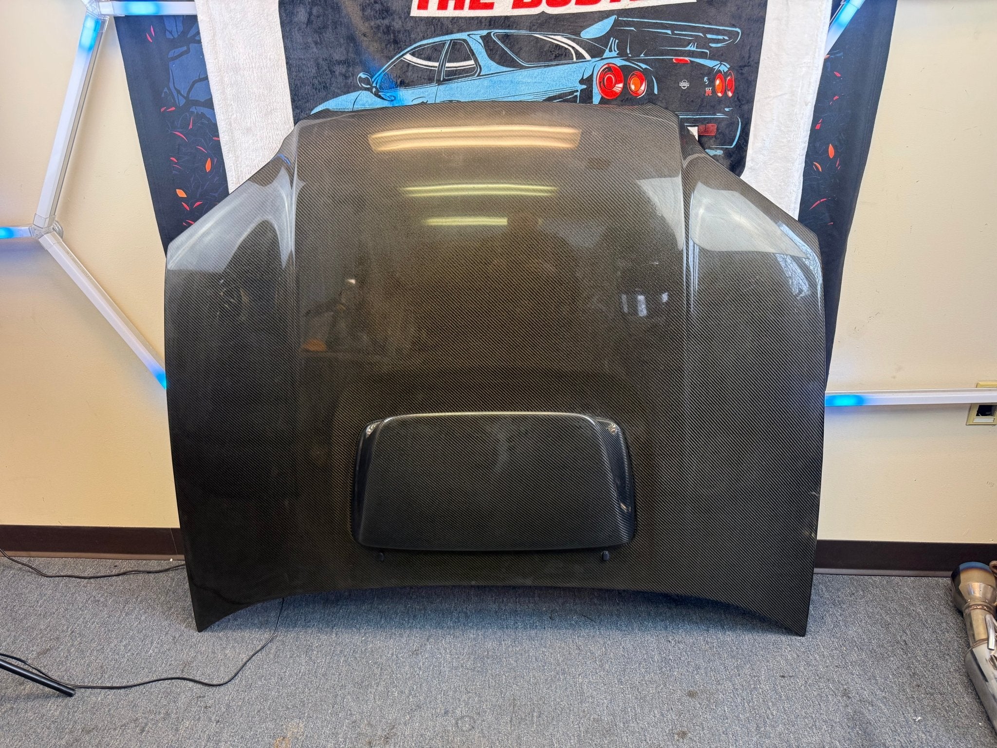 SEIBON CARBON FIBER Subaru STi & wrx Impreza blobeye 2004 2005 GD scoop hood - Image 3