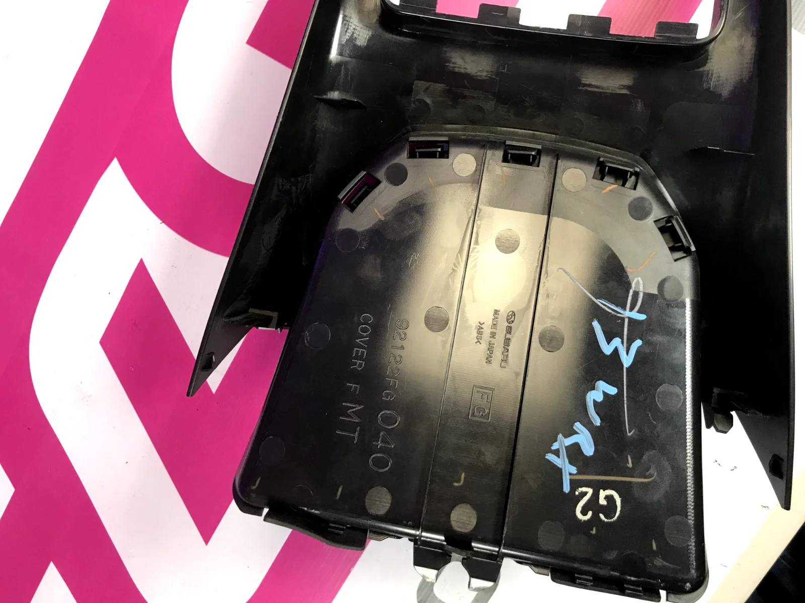 2008-2014 Subaru WRX Shift Cover OEM Console Trim Cover - Image 6