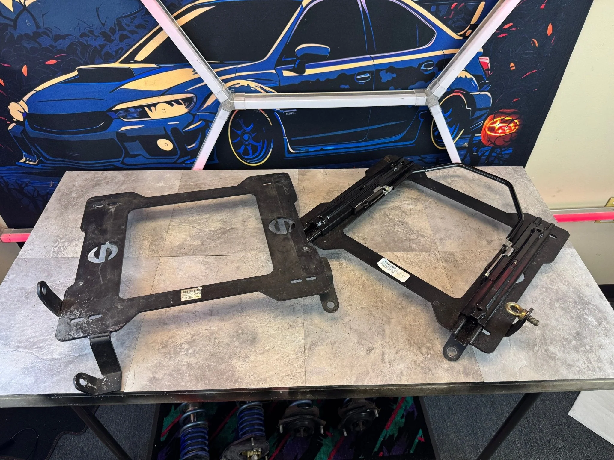 Sparco Seat Bracket Set Pair Driver Side Rail Pair