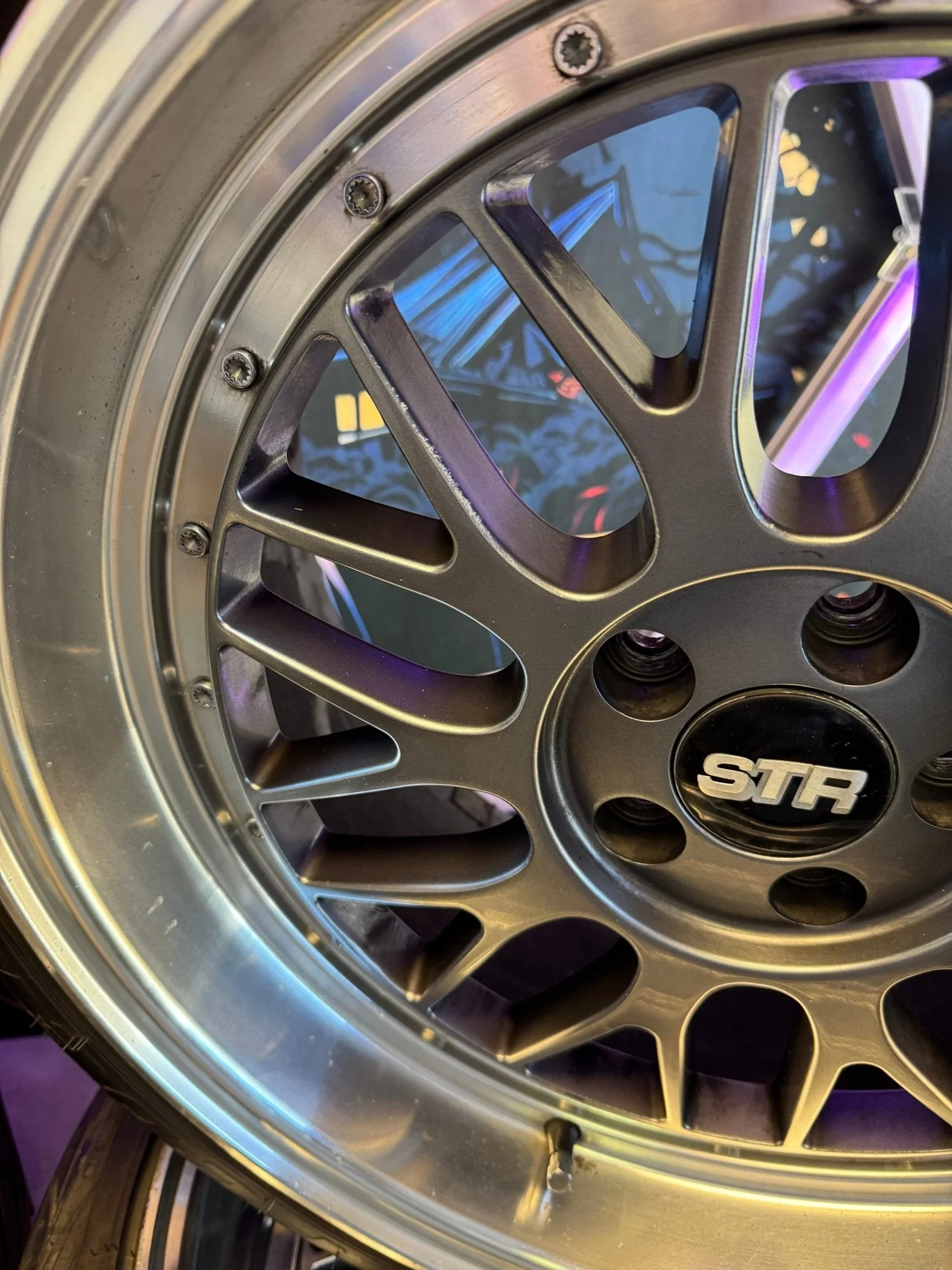 STR Racing Wheels BBS Style STR Racing 601 Federal 595rs-rr Racing Tires 5x100 18x8.5 +30 - Image 10