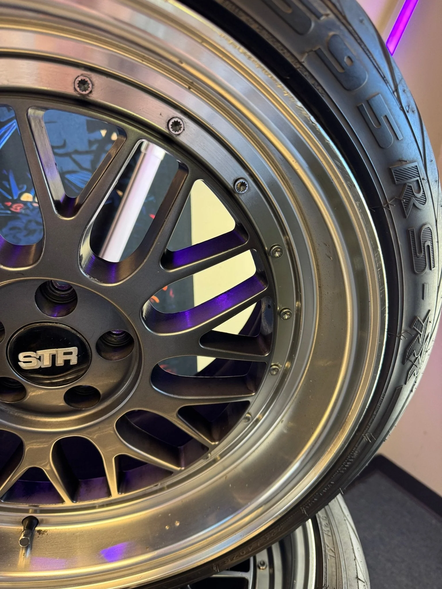 STR Racing Wheels BBS Style STR Racing 601 Federal 595rs-rr Racing Tires 5x100 18x8.5 +30 - Image 11