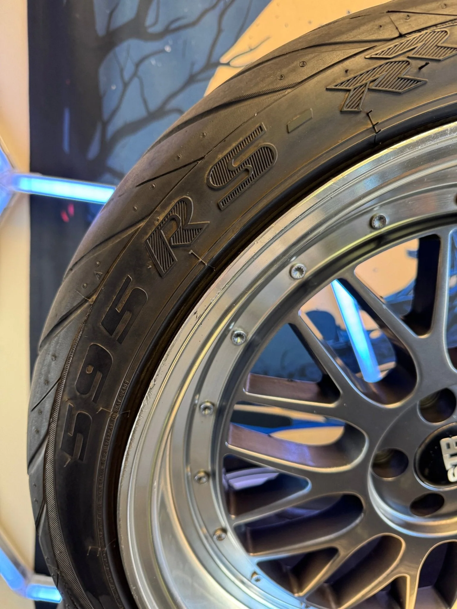 STR Racing Wheels BBS Style STR Racing 601 Federal 595rs-rr Racing Tires 5x100 18x8.5 +30 - Image 18
