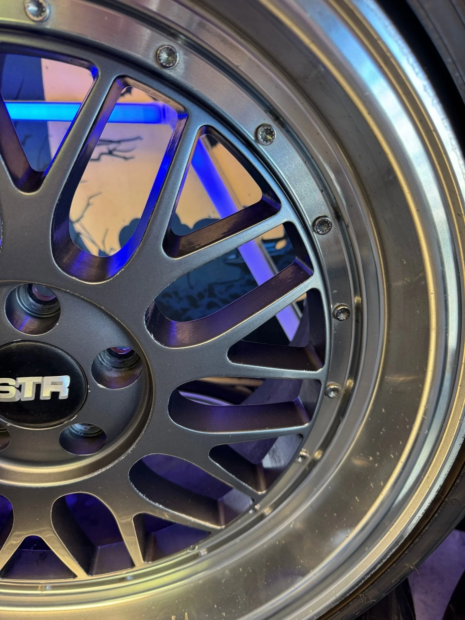STR Racing Wheels BBS Style STR Racing 601 Federal 595rs-rr Racing Tires 5x100 18x8.5 +30 - Image 6