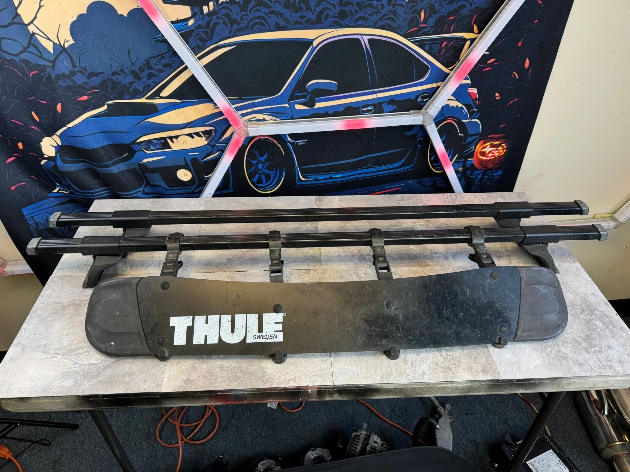 Subaru Impreza WRX STi Thule Roof Rack Rails