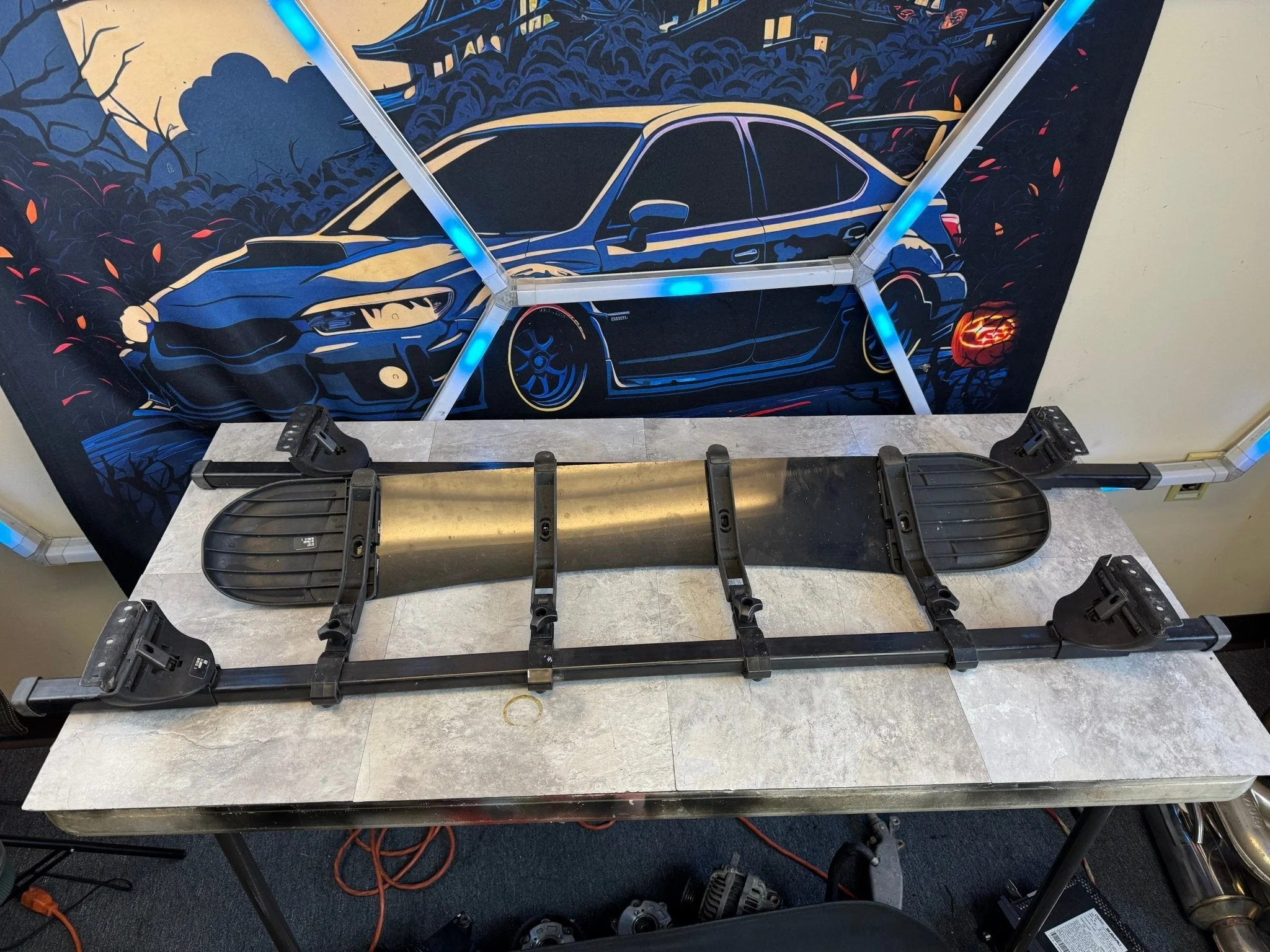 Subaru Impreza WRX STi Thule Roof Rack Rails - Image 6