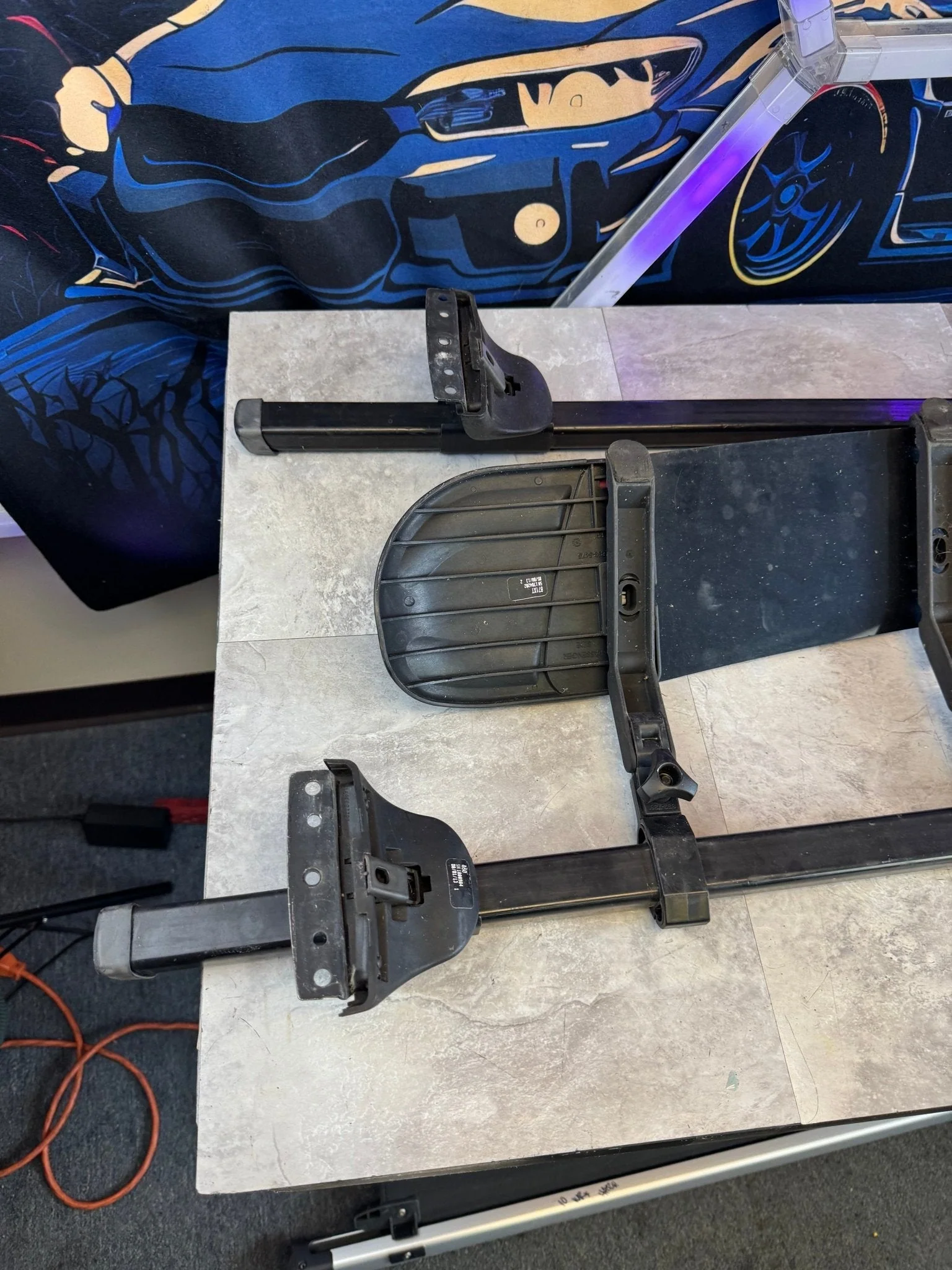 Subaru Impreza WRX STi Thule Roof Rack Rails - Image 7