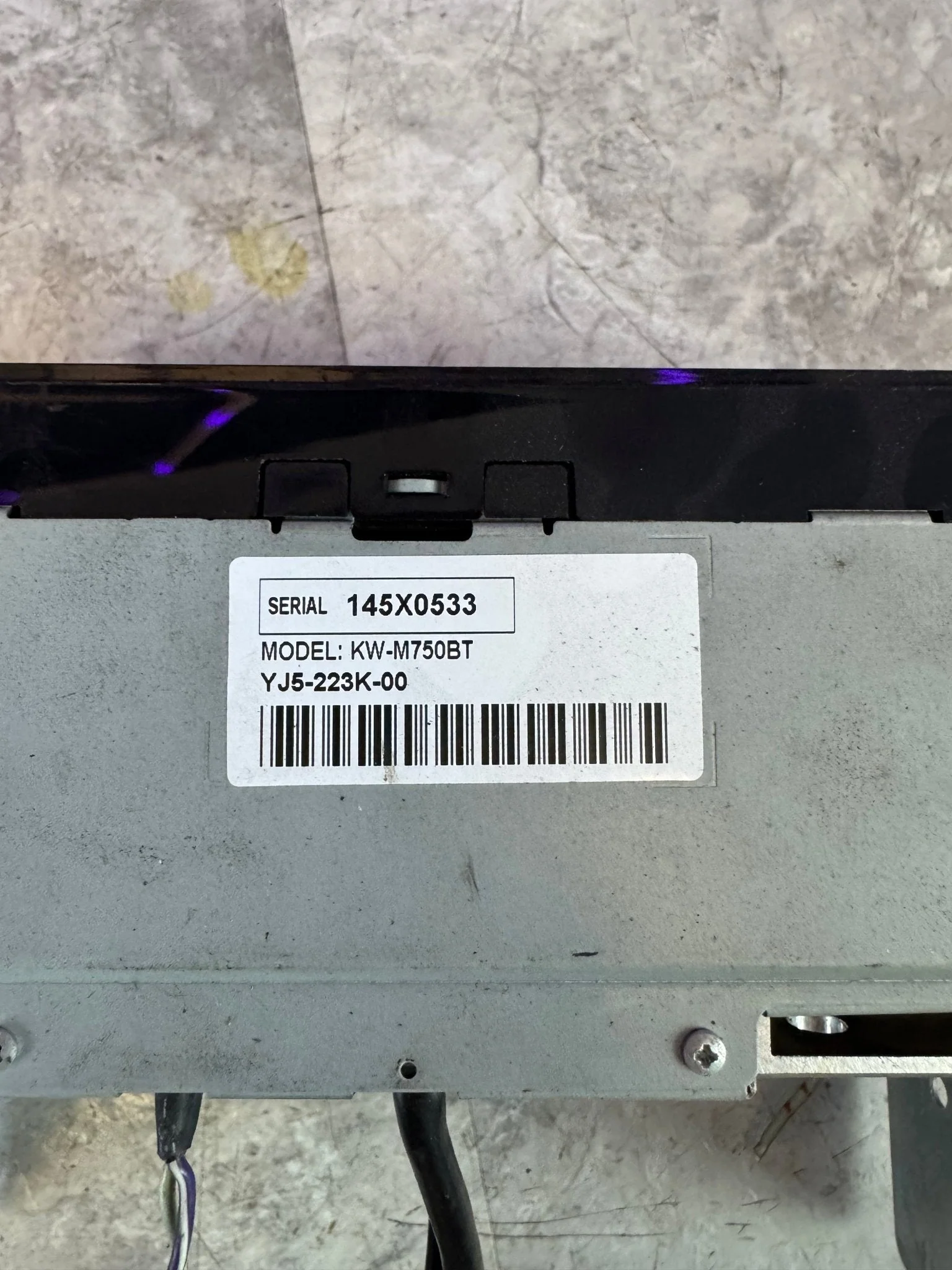 Subaru JVC KW-M750BT Double Din Headunit / B5 - Image 4
