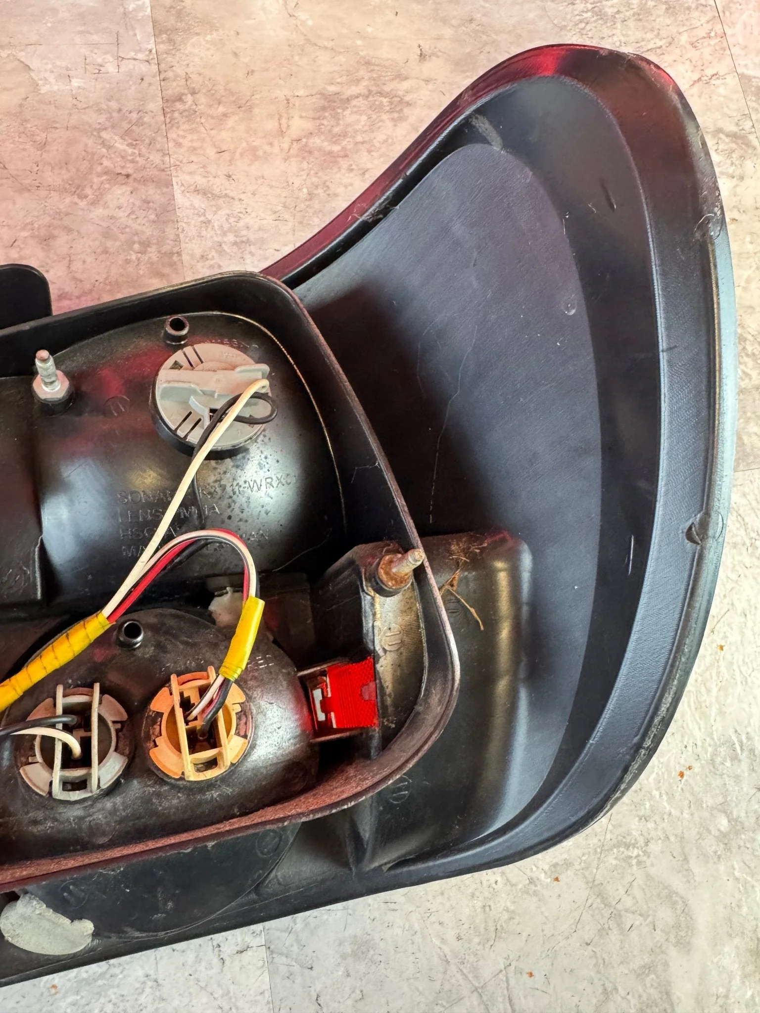 2002-2003 Subaru Impreza WRX LH Side Clear Tail Light Assembly Sedan A3 - Image 4
