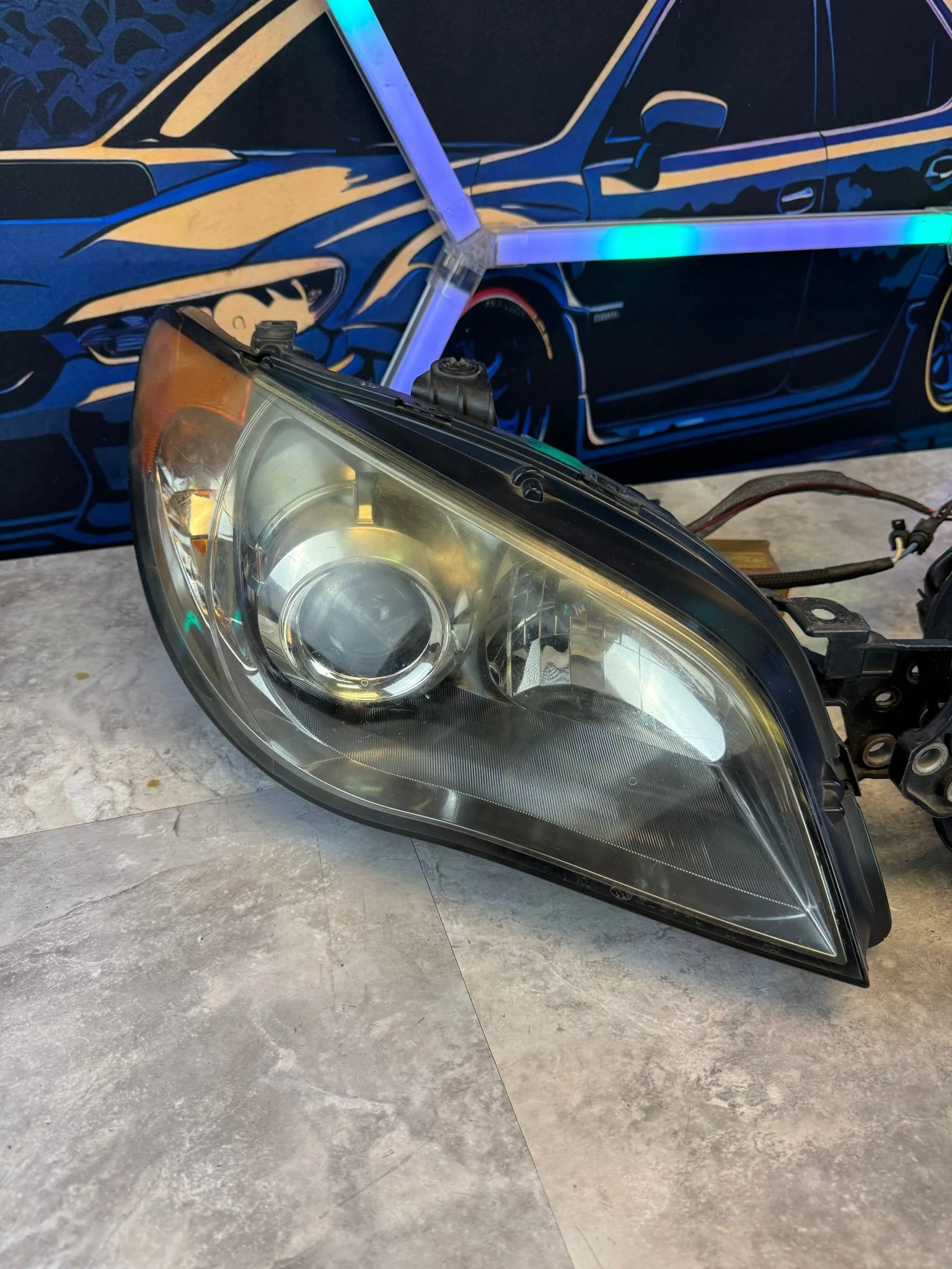 2006-2007 Subaru Impreza WRX STi OEM Headlight Pair Assembly HID Module B4 - Image 12