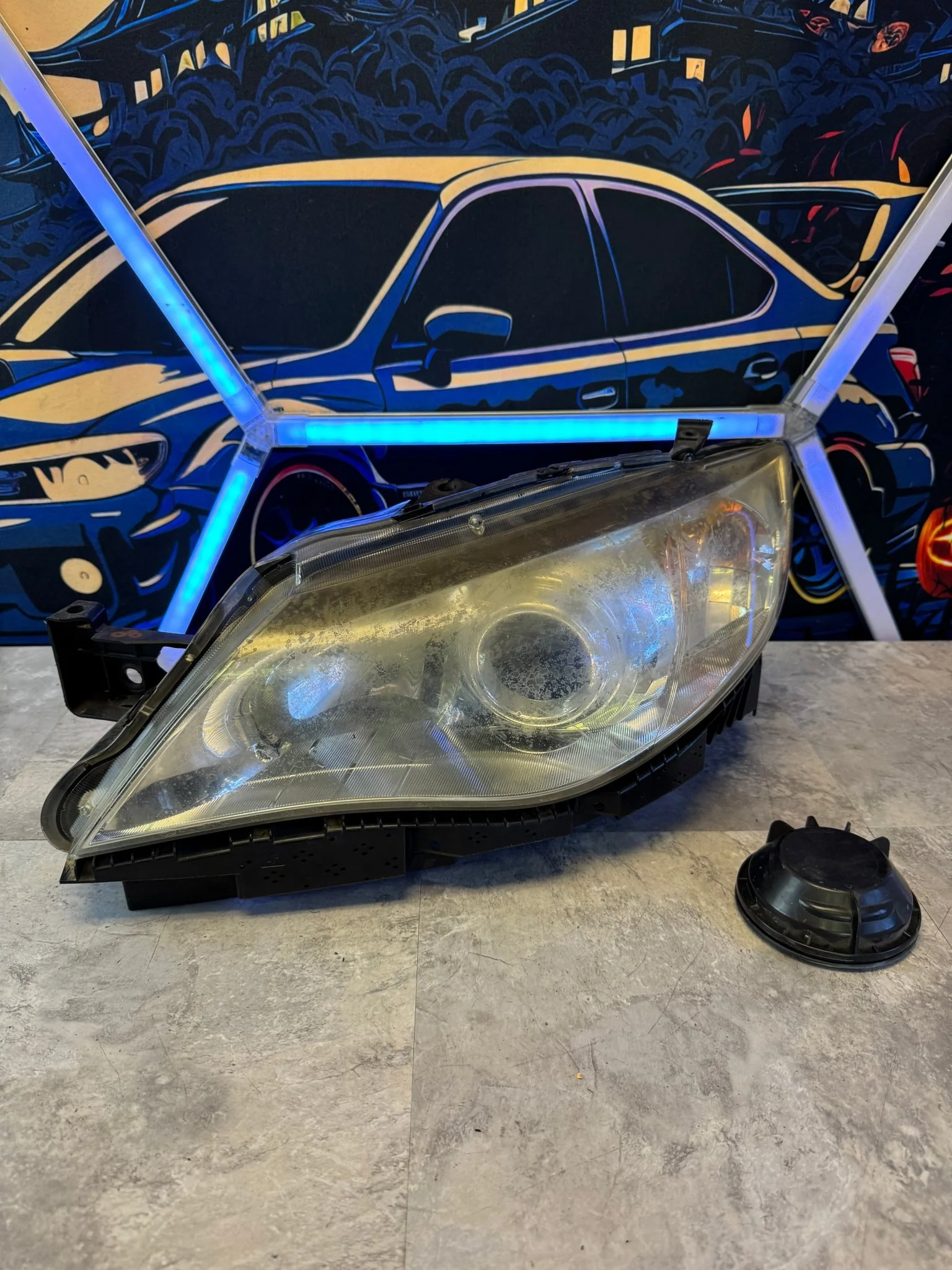 2008-2014 Subaru Impreza WRX LH OEM Driver Side Headlight Assembly NON HID A2