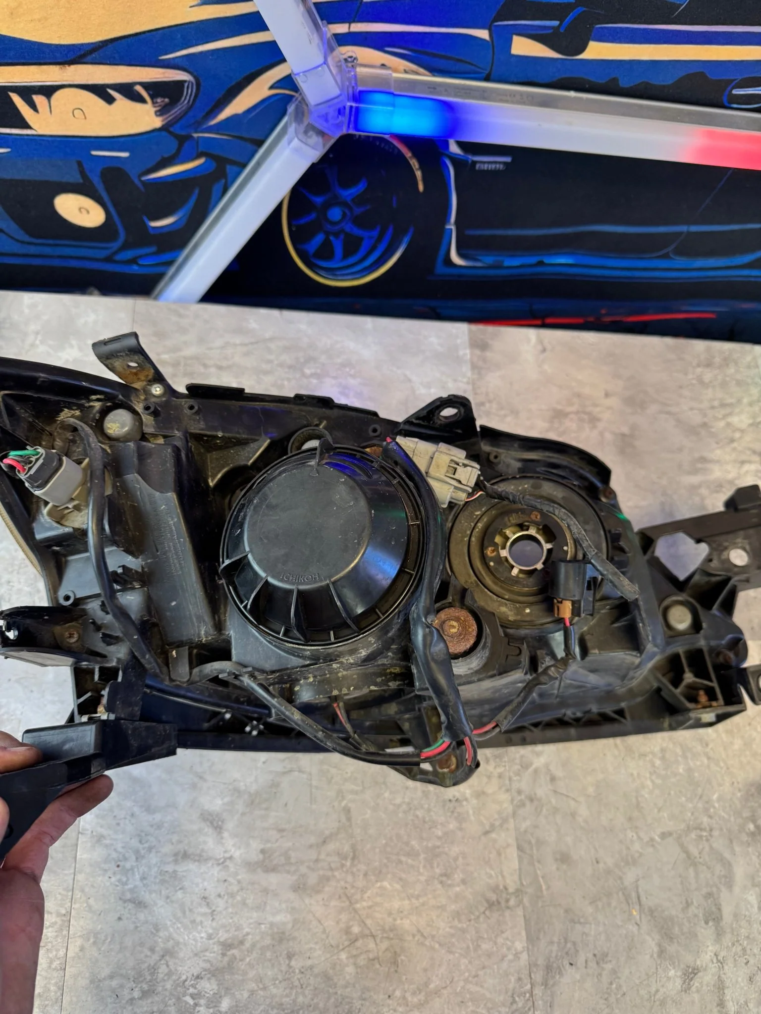 2008-2014 Subaru Impreza WRX LH OEM Driver Side Headlight Assembly NON HID A2 - Image 12