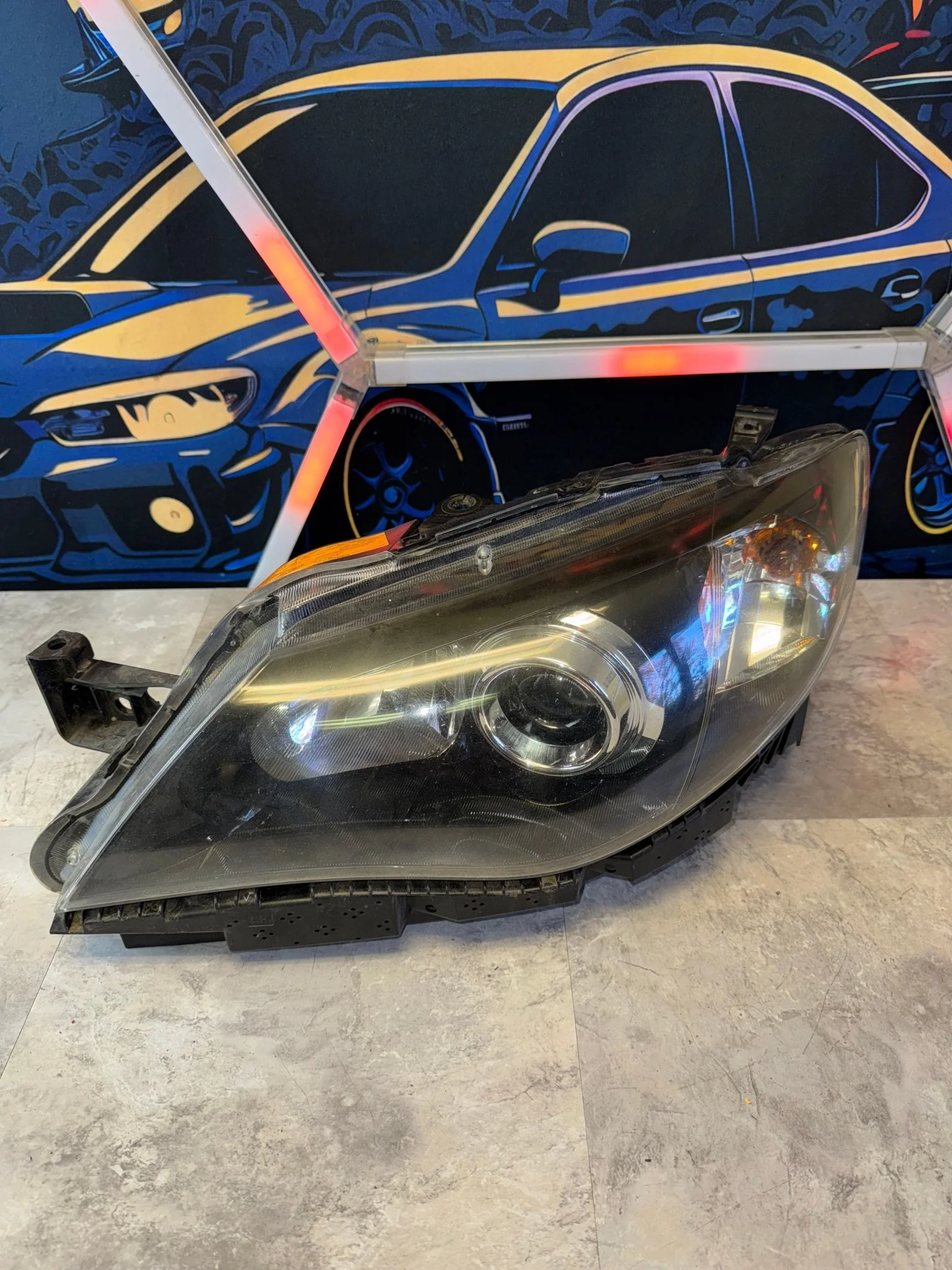 2008-2014 Subaru Impreza WRX STi OEM LH Driver Side Headlight Assembly HID A2
