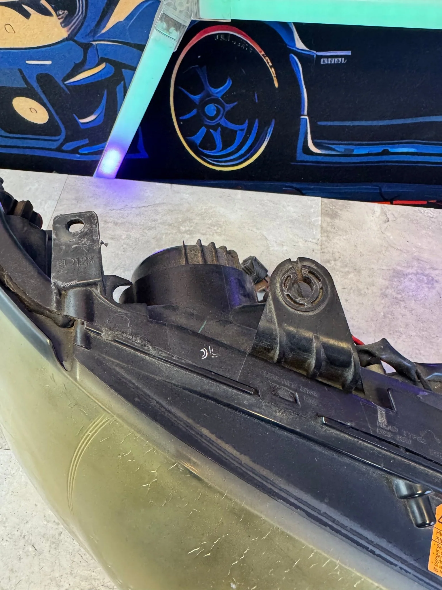 2008-2014 Subaru Impreza WRX STi OEM RH Passenger Side Headlight Assembly HID A1 - Image 2