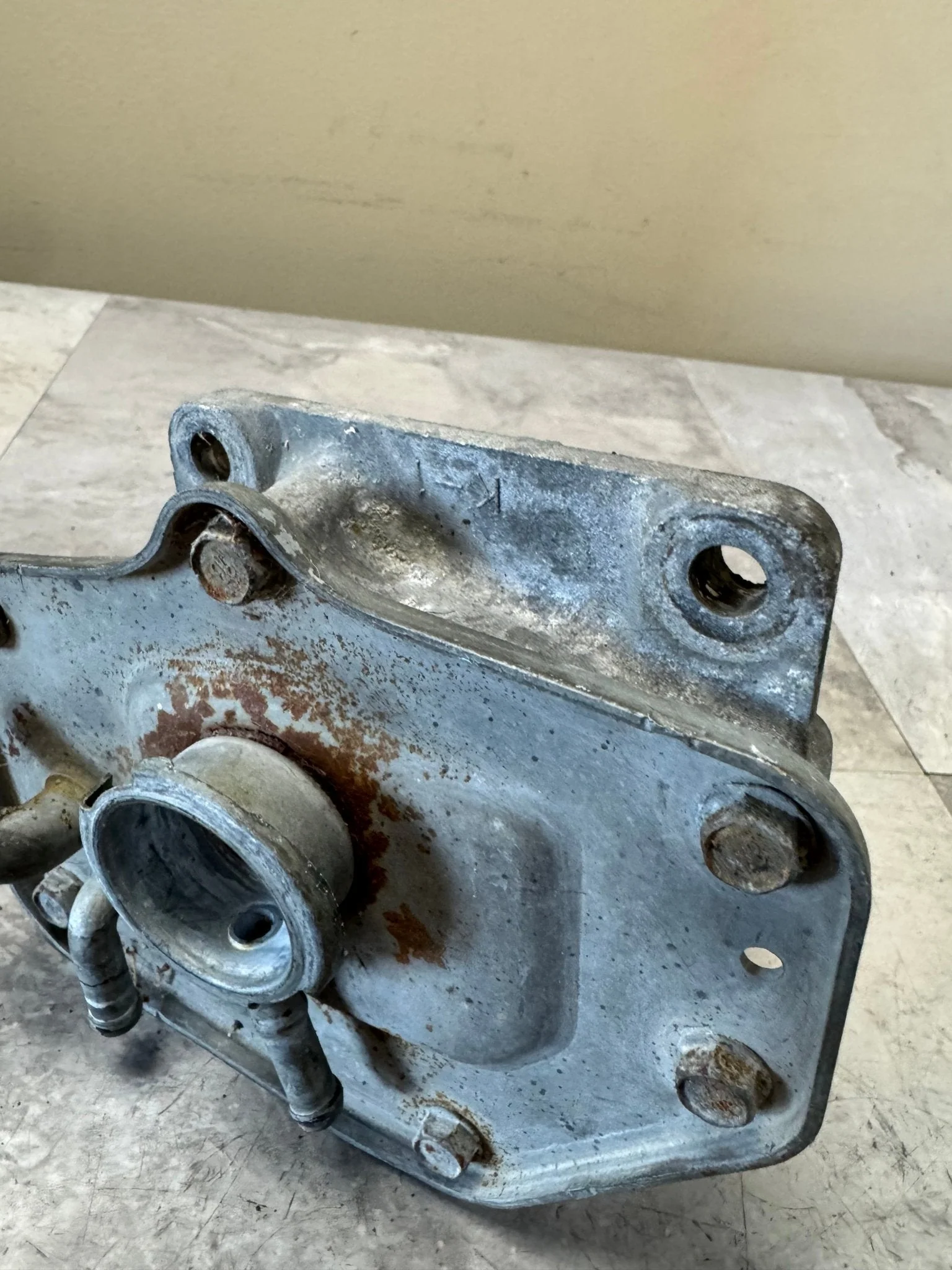 2002-2005 Subaru Impreza WRX STi OEM Metal Coolant Reservoir Expansion Tank No Lid E4 - Image 3