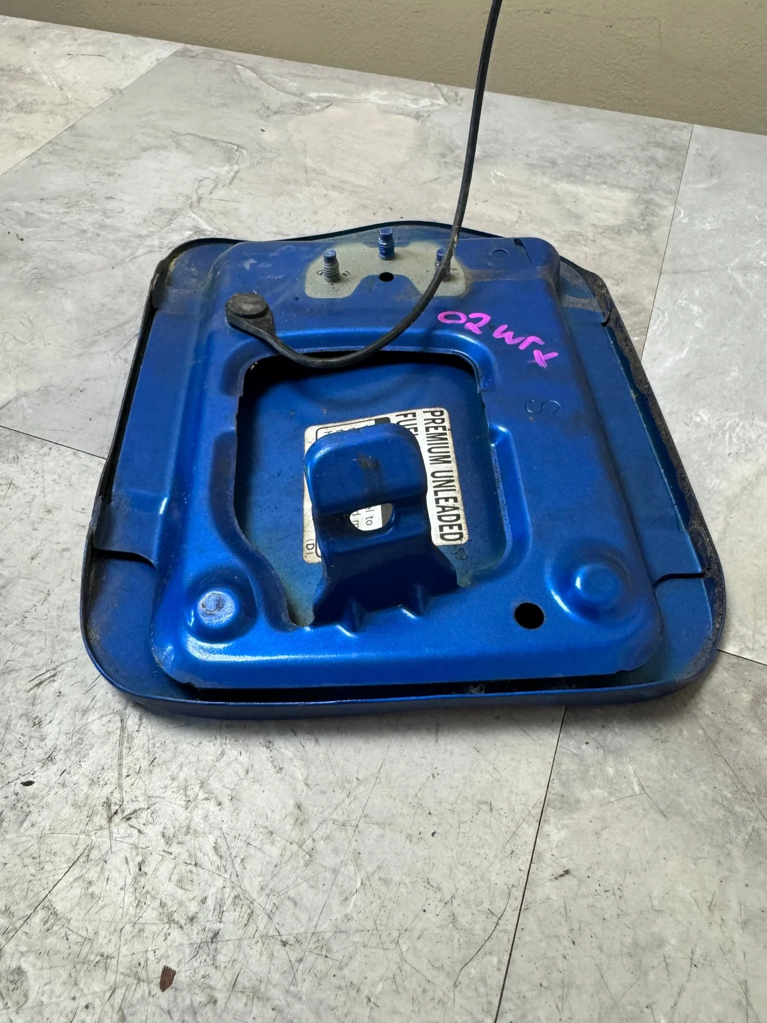 2002-2007 Subaru Impreza WRX STi OEM Gas Cover J2 - Image 3