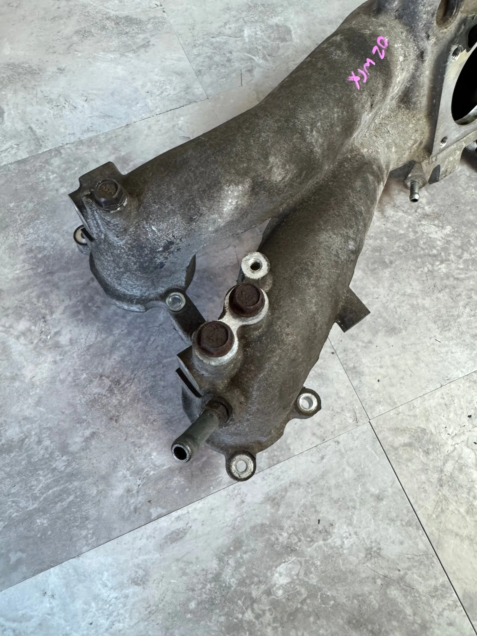 2002-2003 Subaru Impreza WRX Drive OEM By Cable Engine Intake Manifold D5 - Image 2